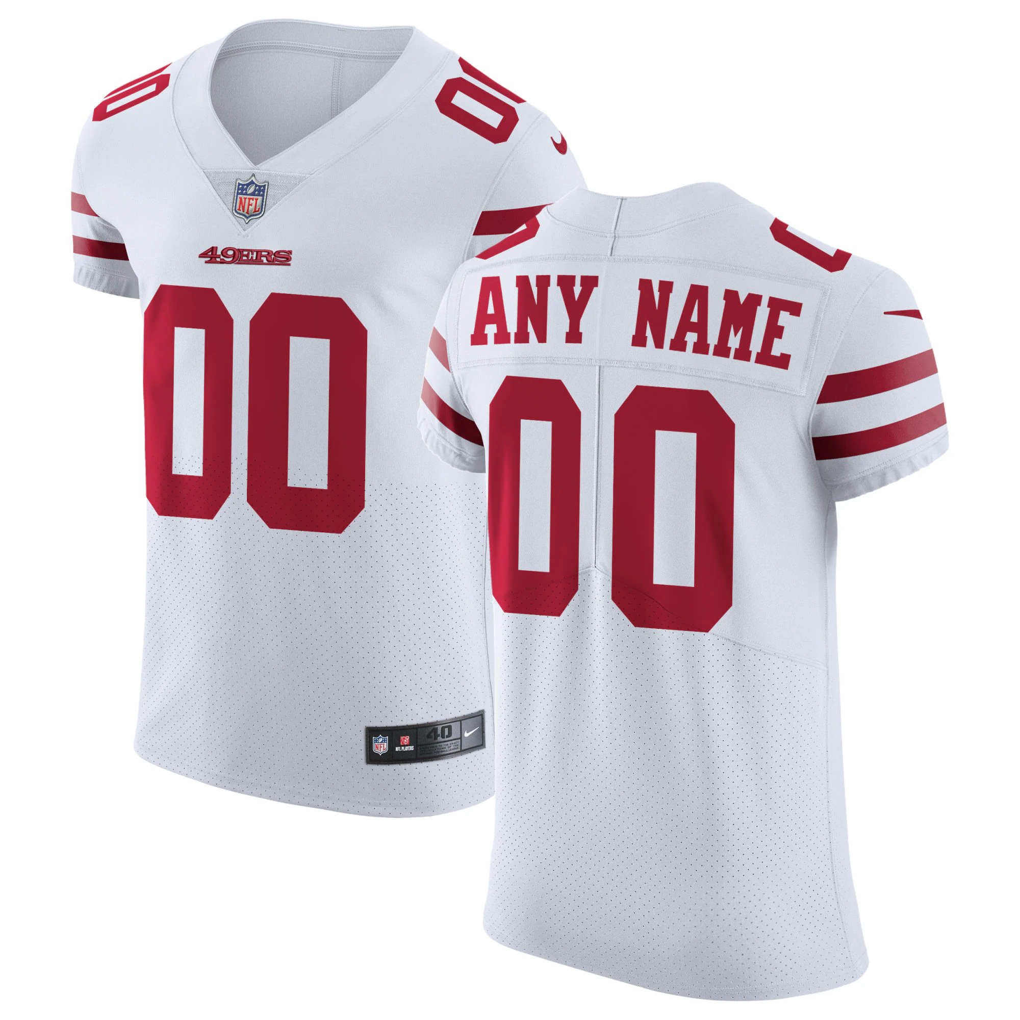 49ers White Custom Jersey nike - Nike 49ers White Custom Jersey
