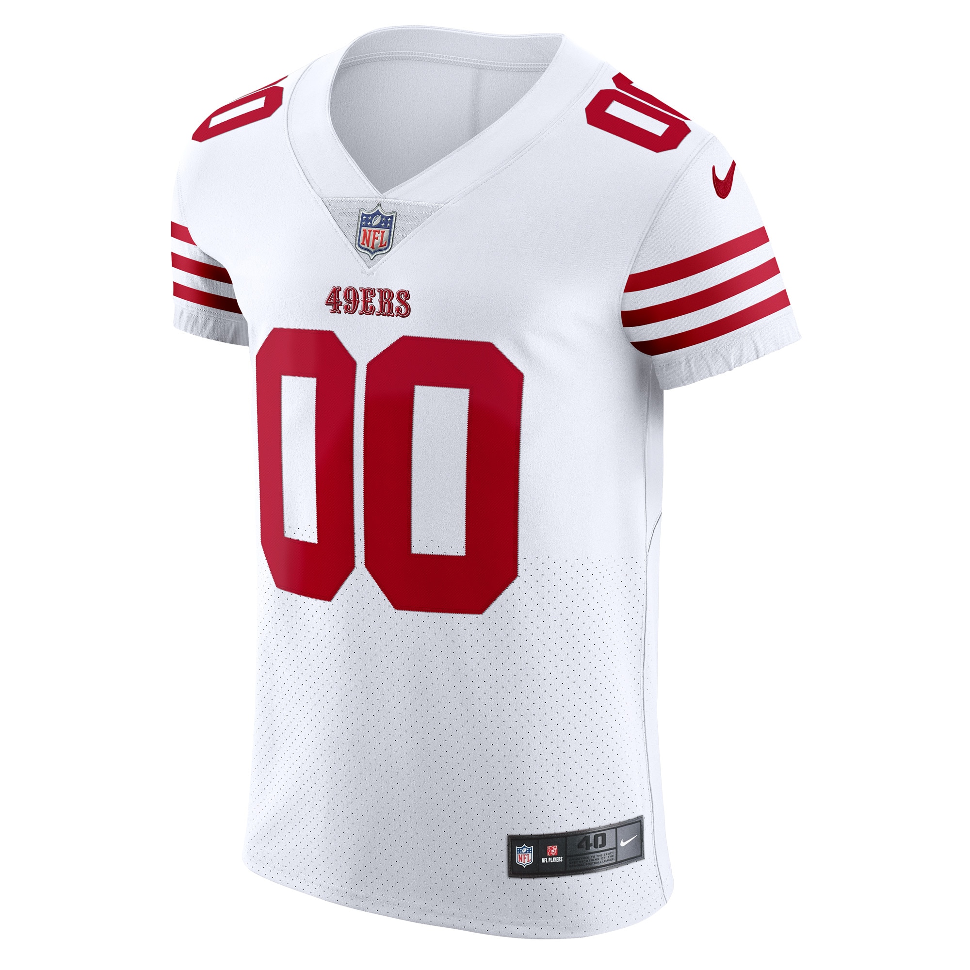 Alternative view of 49ers White Custom Jersey nike personalized - Nike 49ers White Custom