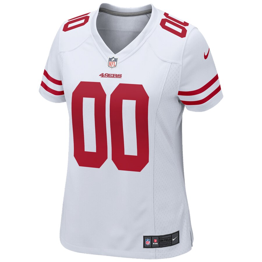 Alternative view of 49ers White Women’s Custom Jersey - Nike - Personalized NFL