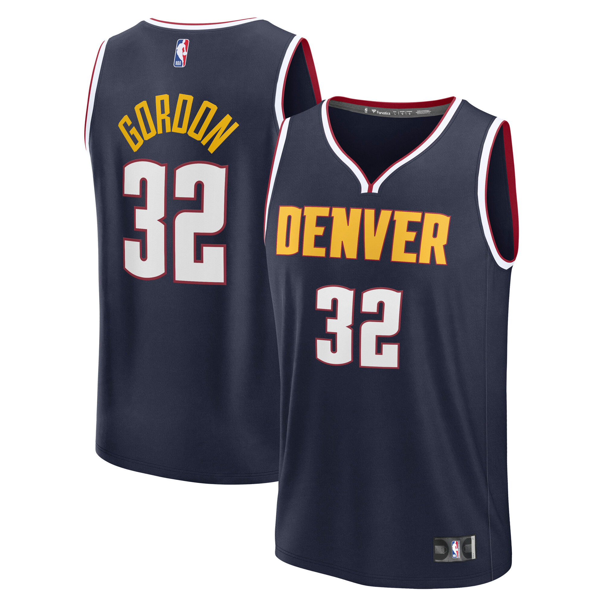 Aaron Gordon Denver Nuggets Fanatics Fast Break Jersey - Navy - Icon Edition