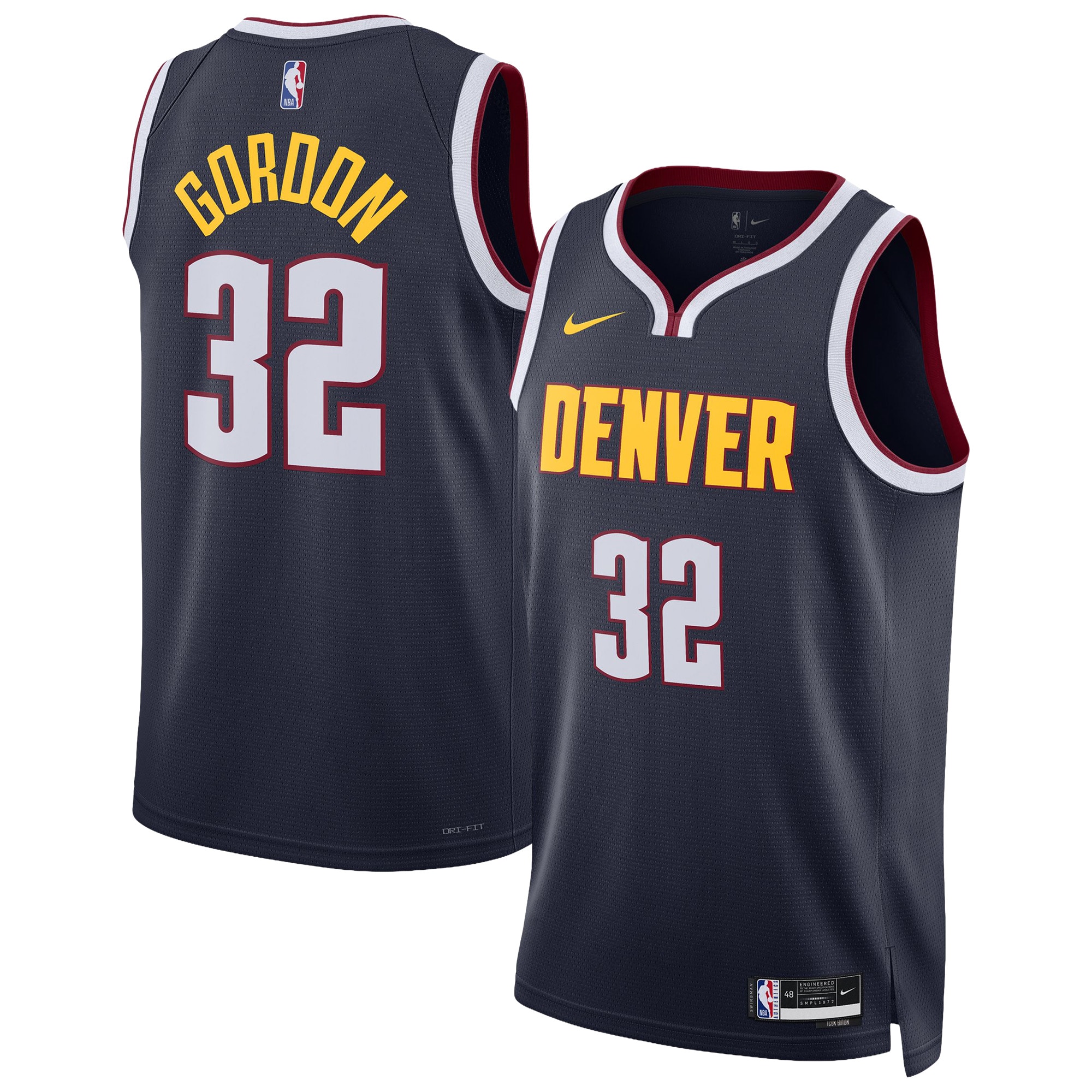 Aaron Gordon Denver Nuggets Unisex Swingman Jersey - Icon Edition - Navy