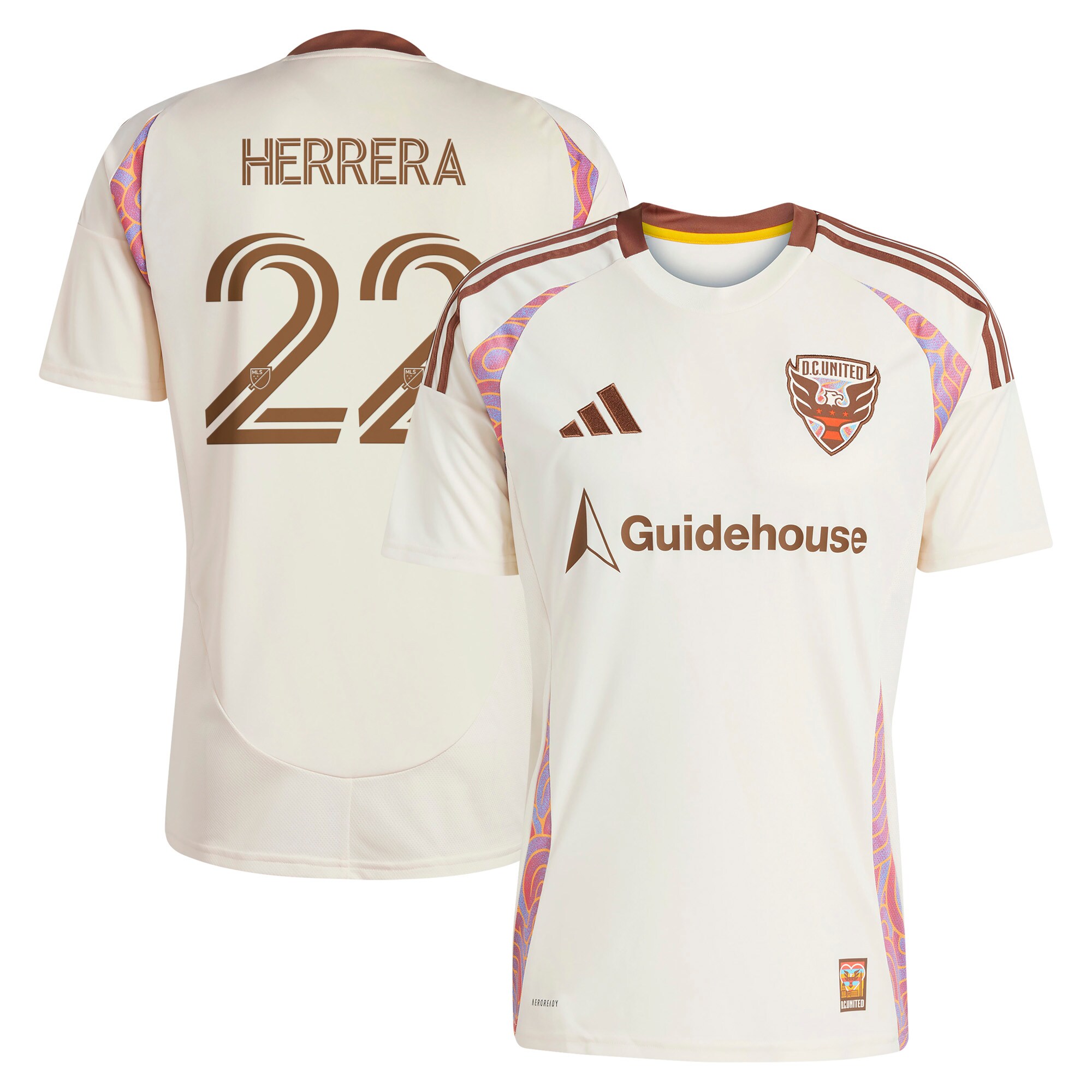 Aaron Herrera D.C. United 2025 The Soul Kit Player Jersey - Natural