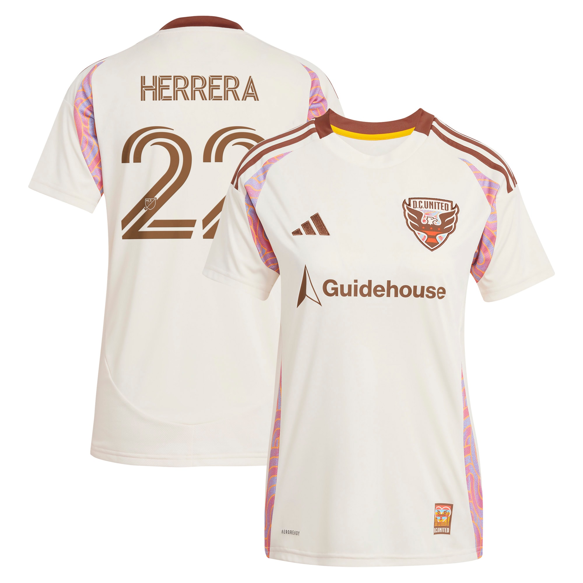 Aaron Herrera D.C. United Women's 2025 The Soul Kit Player Jersey - Natural