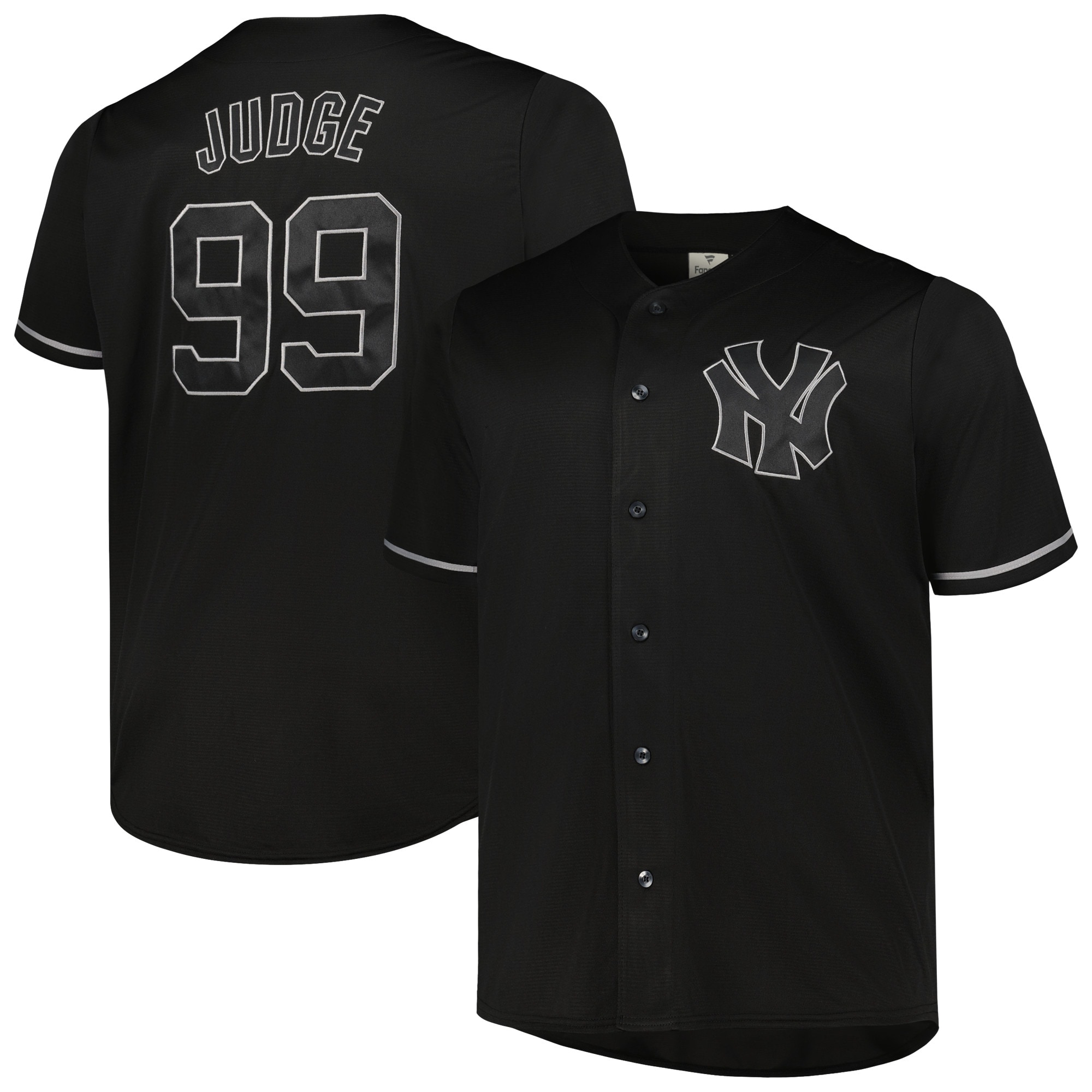 Aaron Judge New York Yankees Big & Tall Pop Fashion Jersey - Black