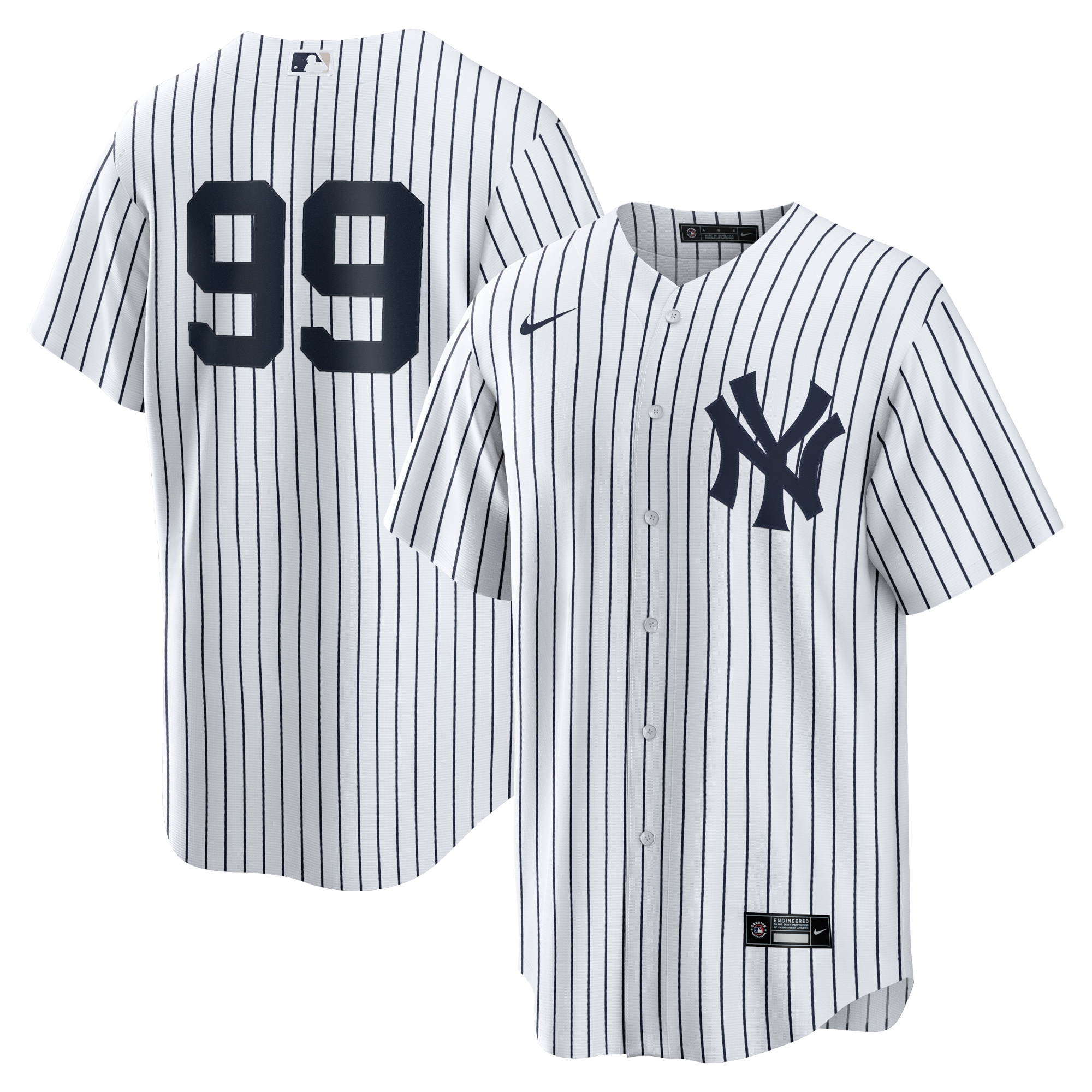 Aaron Judge New York Yankees Home Player Name Jersey - White