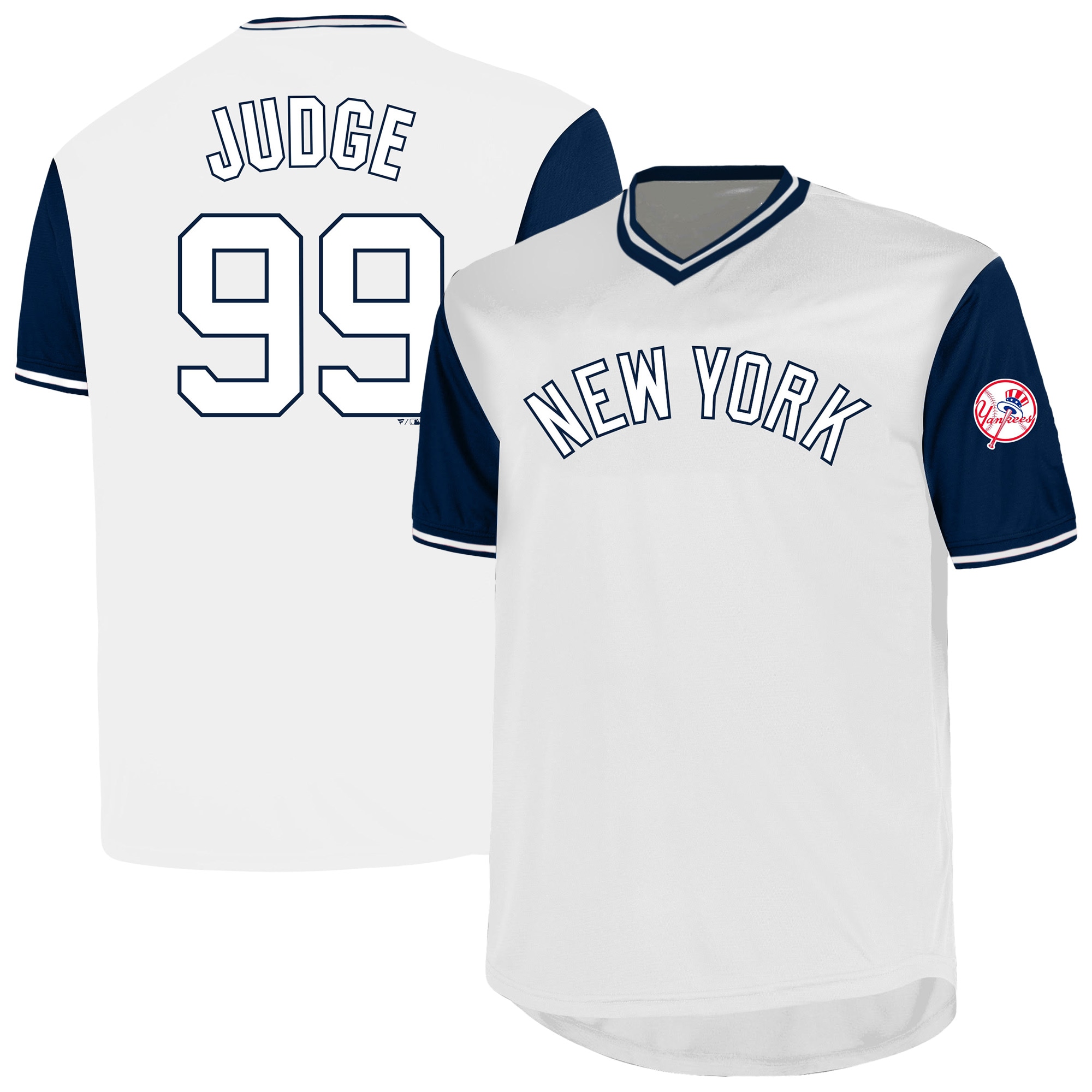 Aaron Judge New York Yankees Profile Big & Tall Name & Number Jersey - White