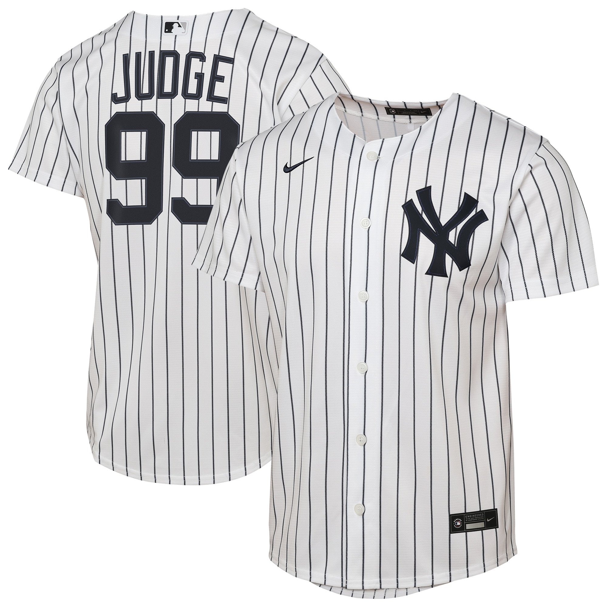 Aaron Judge New York Yankees Youth Home Player Jersey - White