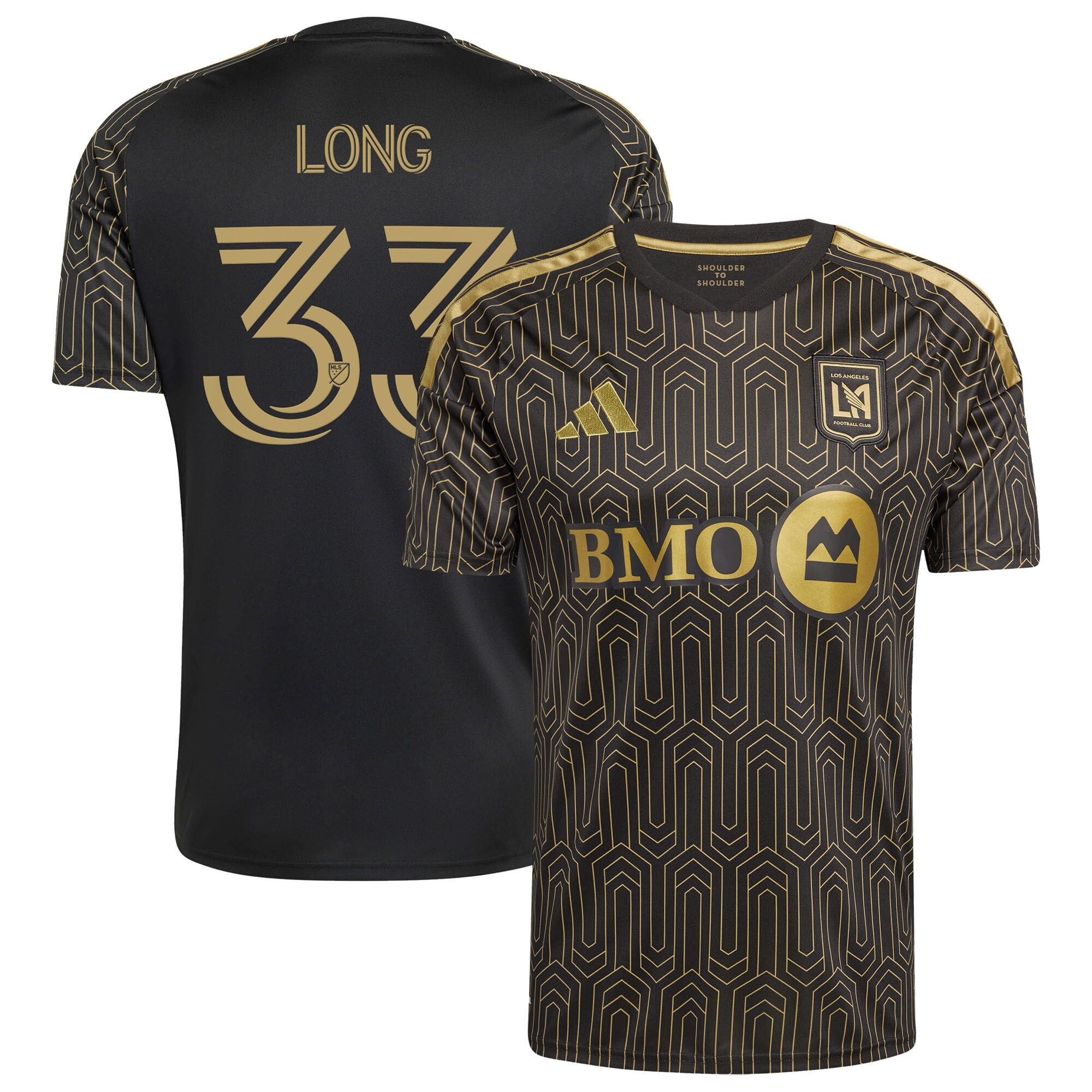 Aaron Long LAFC 2026 Primary Kit Jersey - Black
