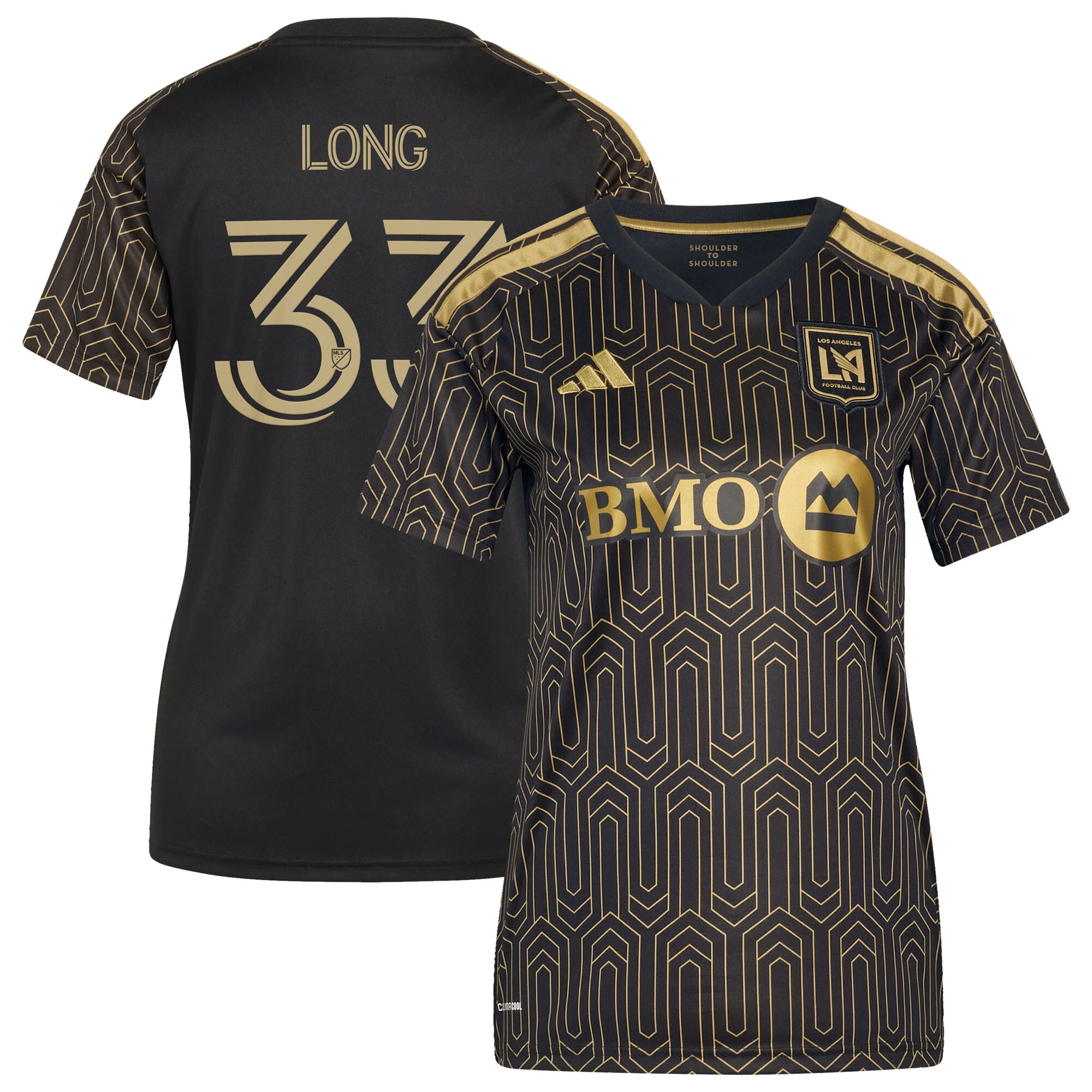 Aaron Long LAFC Women's 2026 Primary Kit Jersey - Black