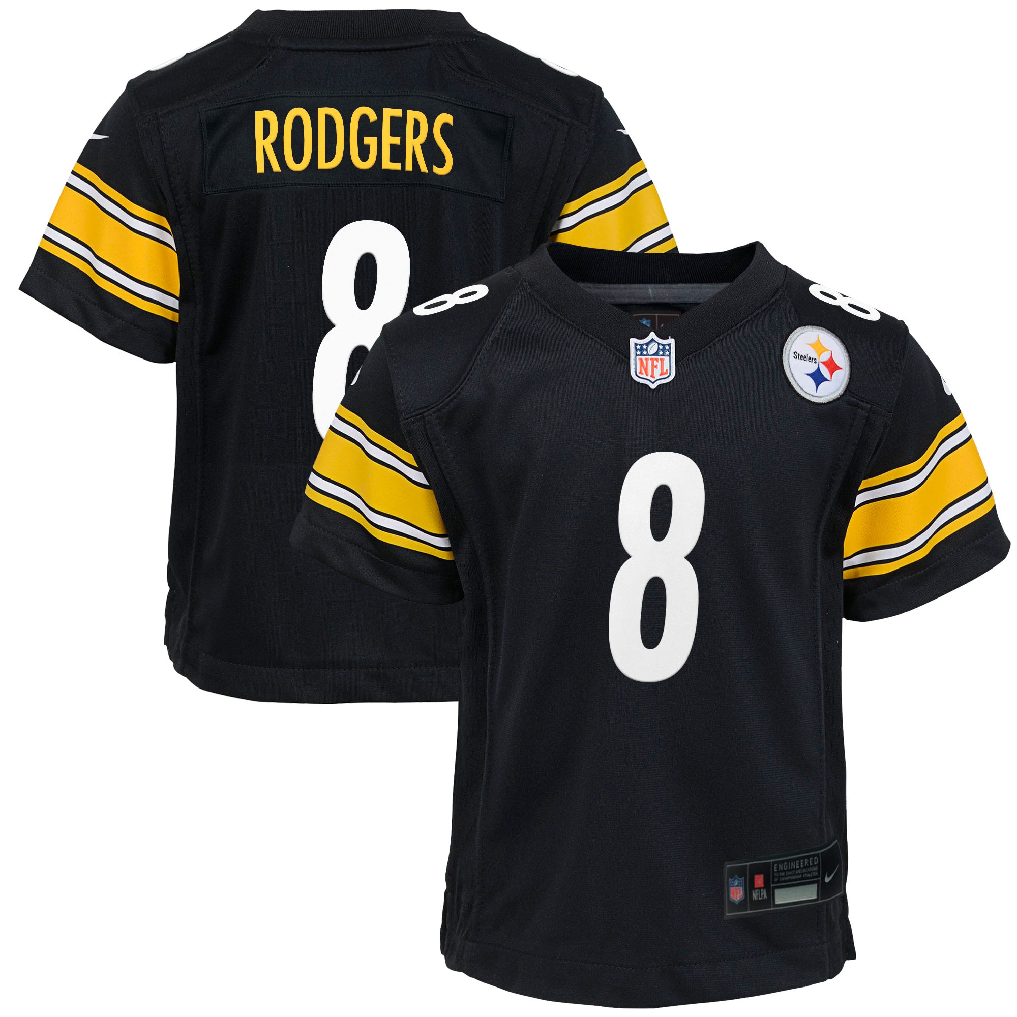 Aaron Rodgers Pittsburgh Steelers Youth Game Jersey