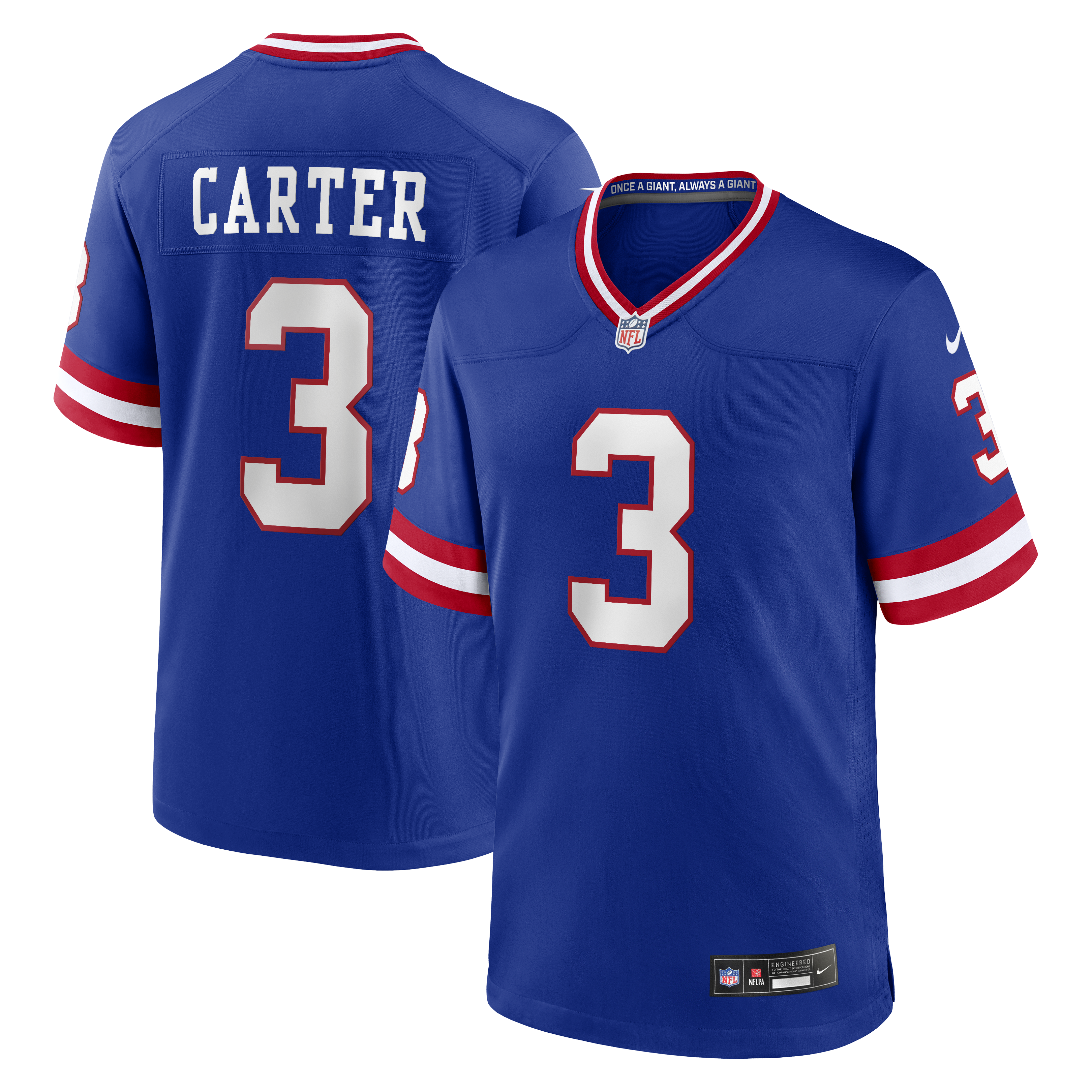 Abdul Carter New York Giants Alternate 2 Game Jersey - Royal