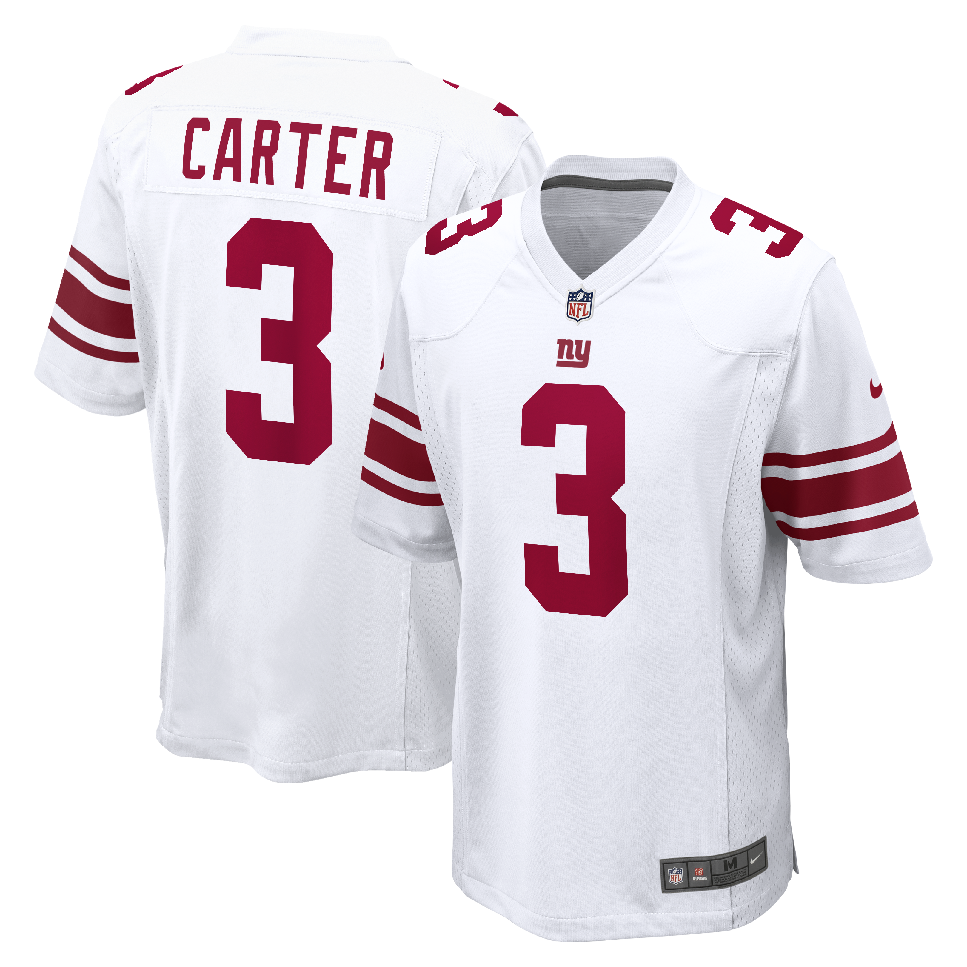 Abdul Carter New York Giants Game Jersey - White