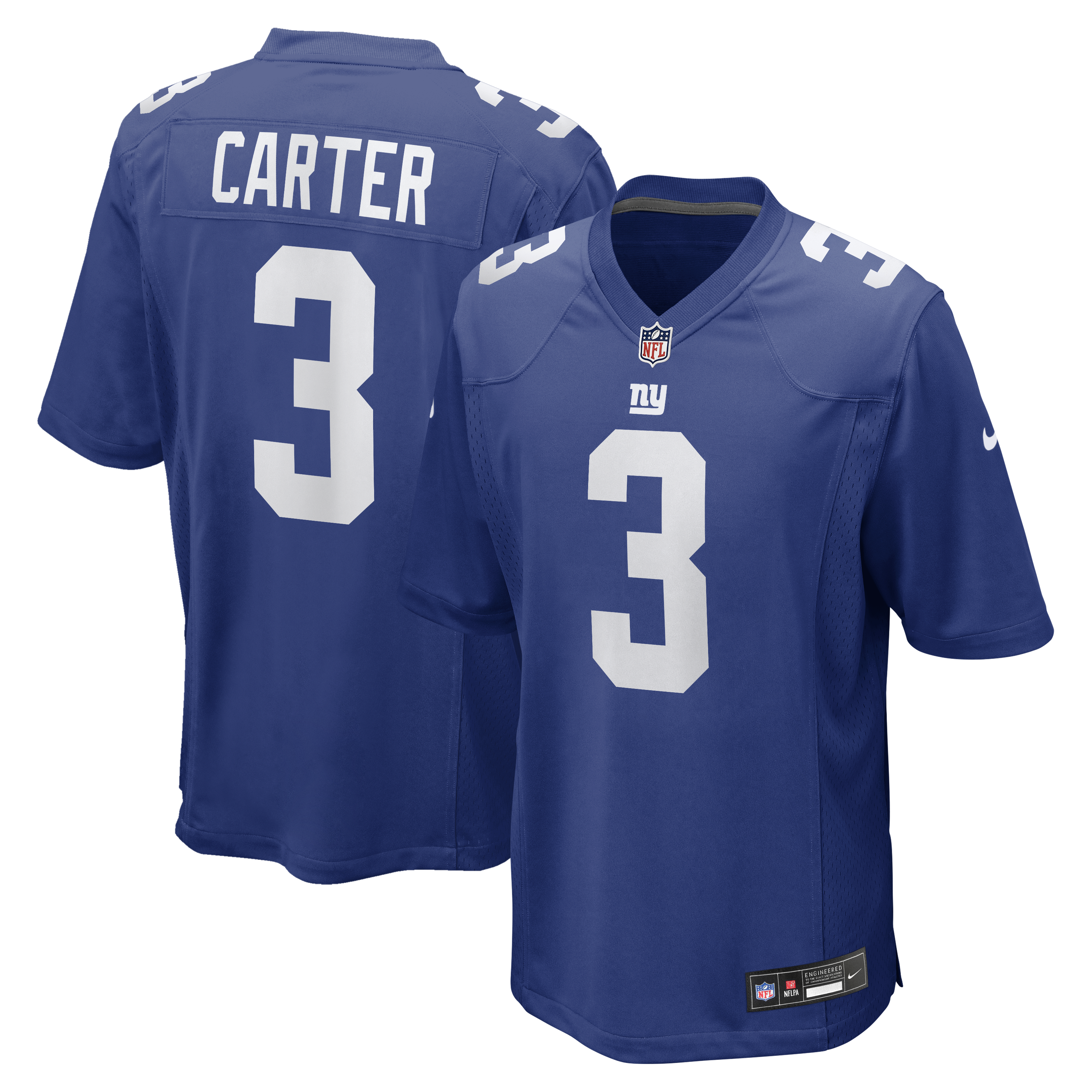 Abdul Carter New York Giants Team Game Jersey - Royal