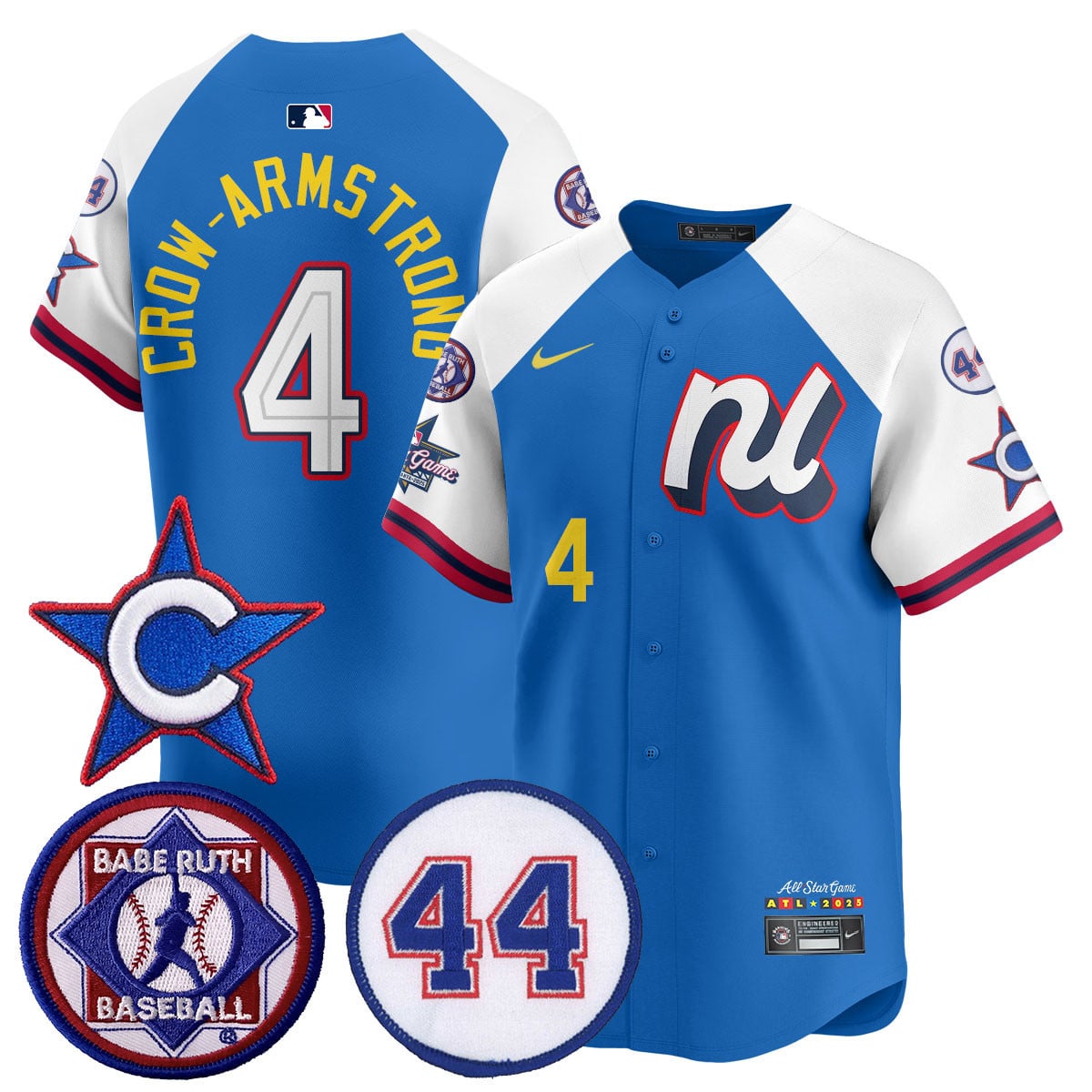 Alternative view of Acuña Braves ASG Jersey - Nike - Sky Blue #13