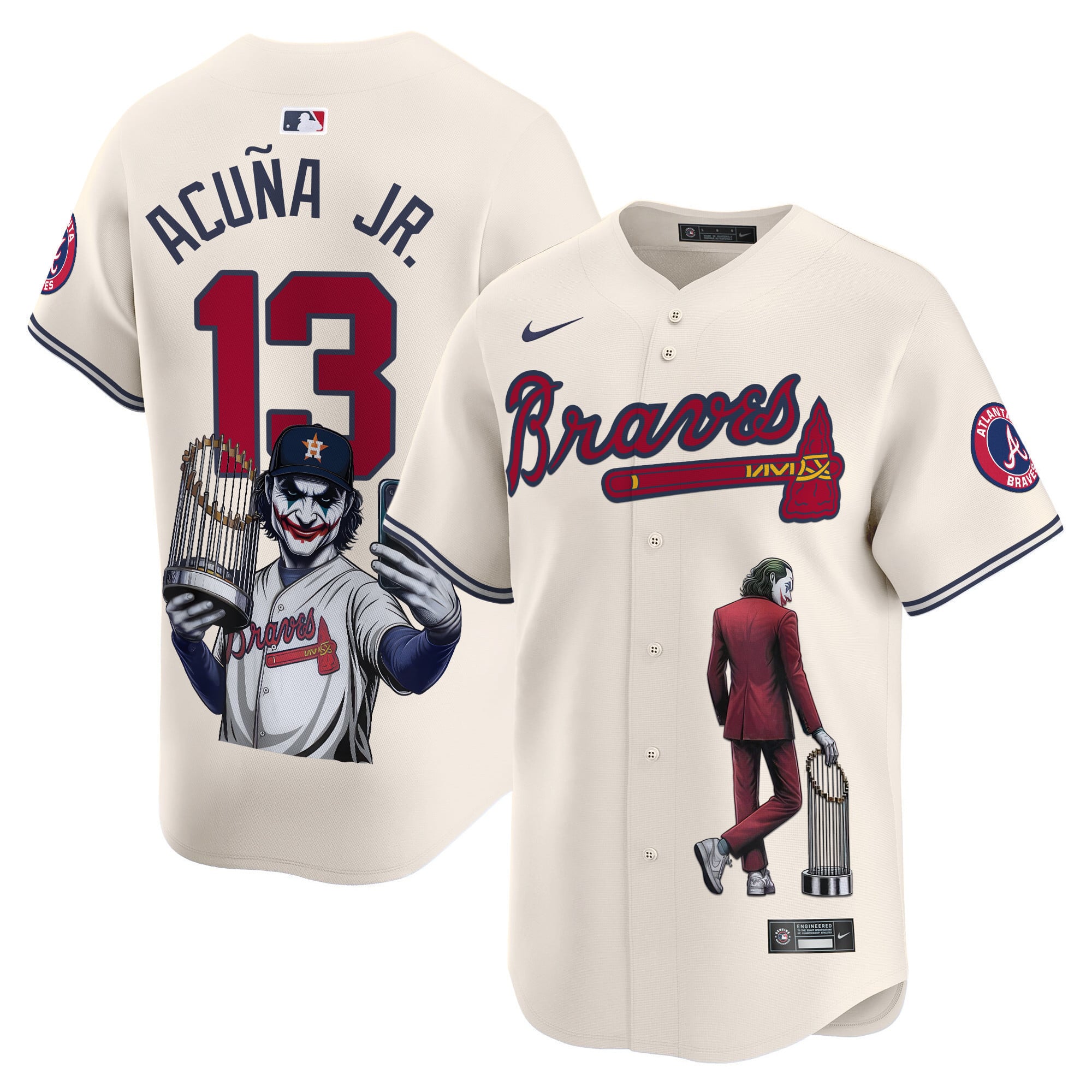 Acuña Jr. Joker Jersey - Nike Acuña Jr. Braves Joker Jersey - Limited