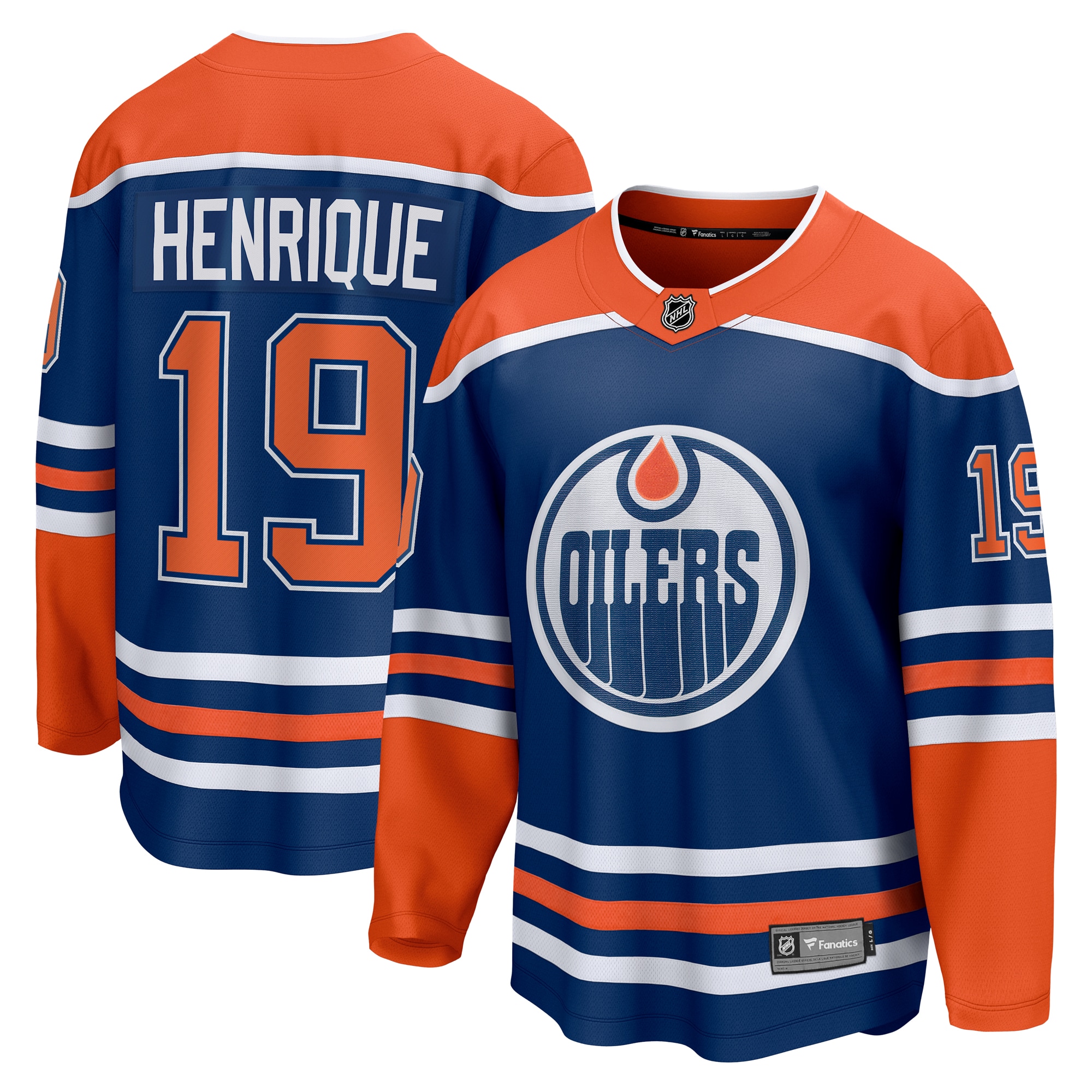 Adam Henrique Edmonton Oilers Fanatics Home Breakaway Jersey - Royal