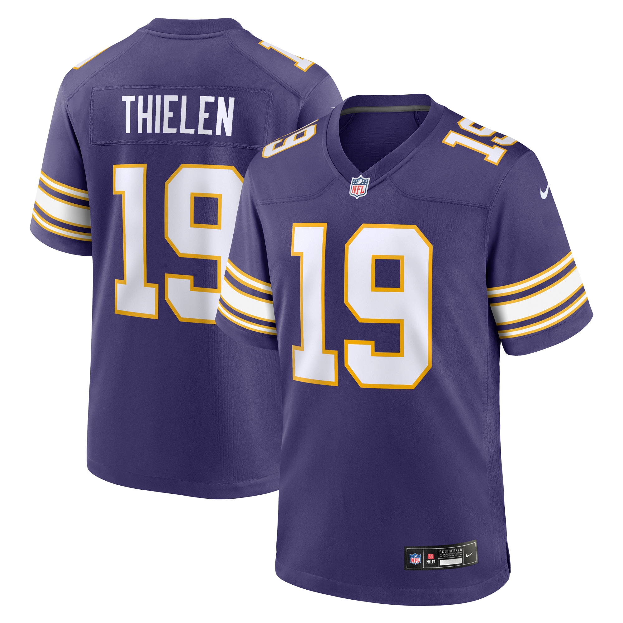 Adam Thielen Minnesota Vikings Alternate Game Player Jersey - Purple