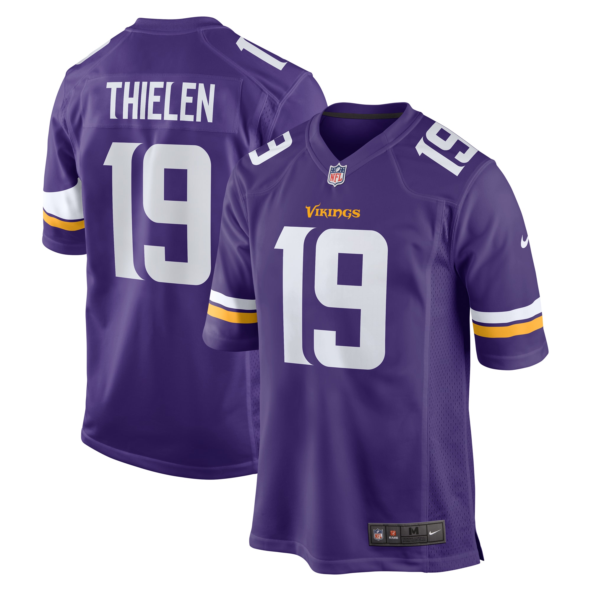 Adam Thielen Minnesota Vikings Game Jersey - Purple