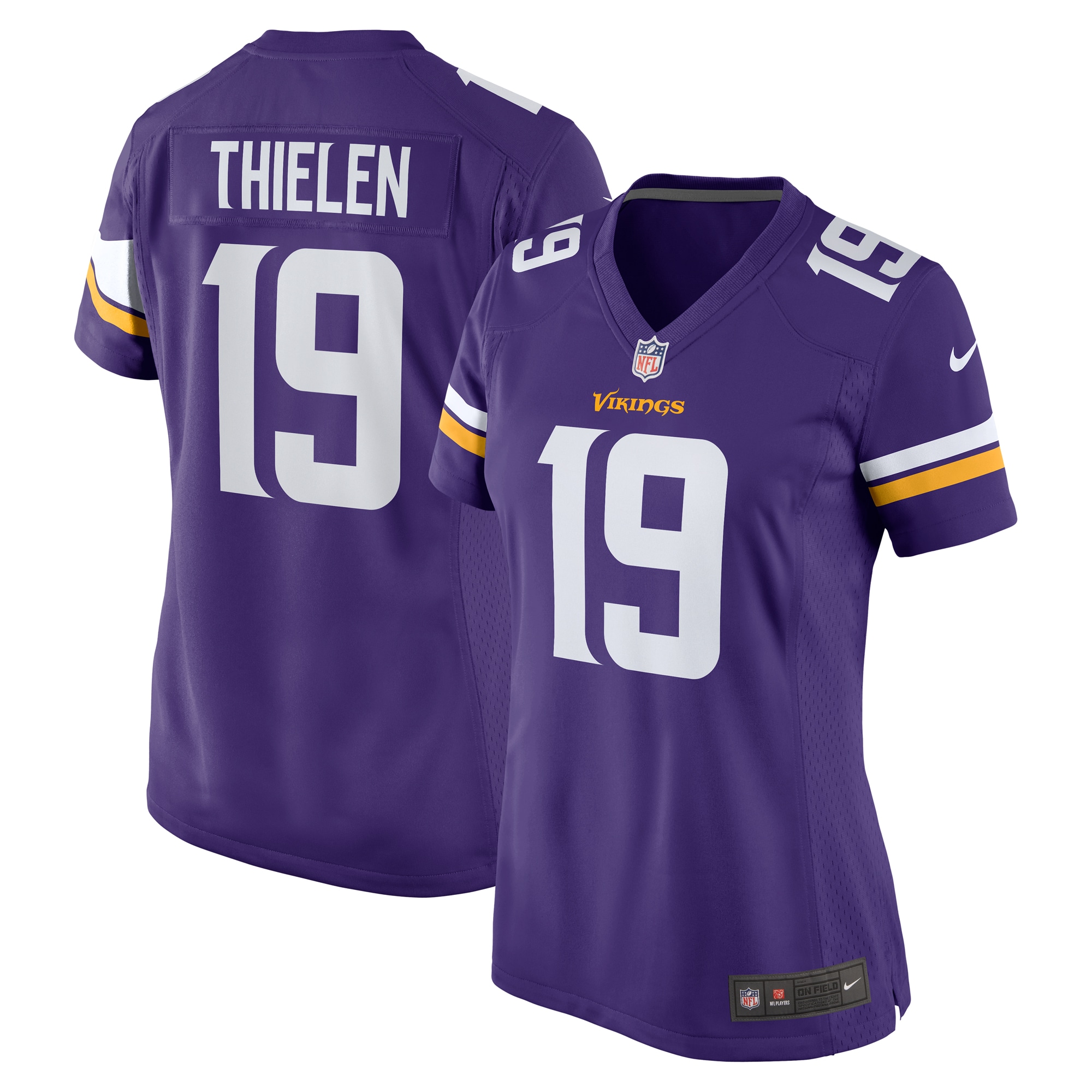 Adam Thielen Minnesota Vikings Women's Game Jersey - Purple
