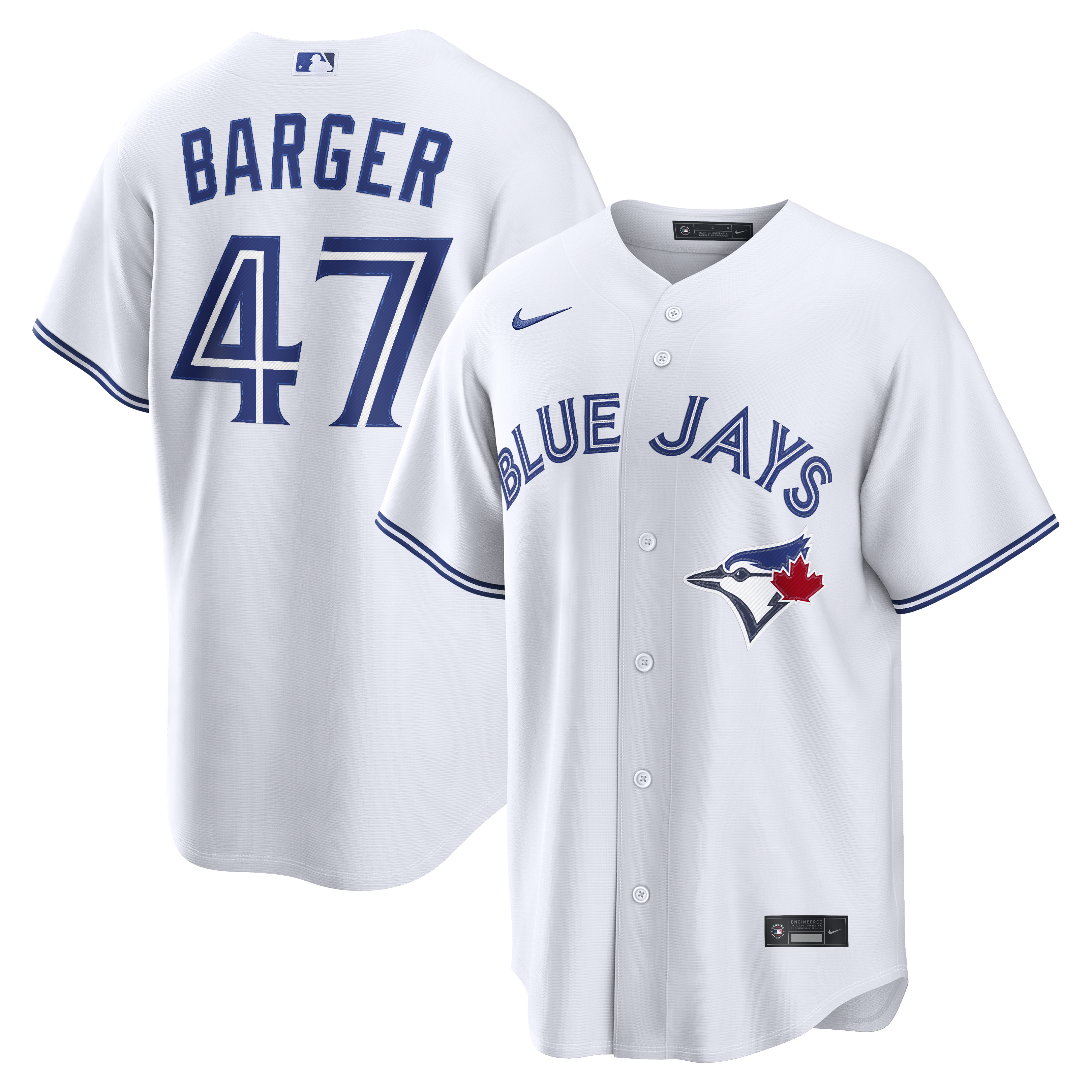 Addison Barger Toronto Blue Jays Home Jersey - White