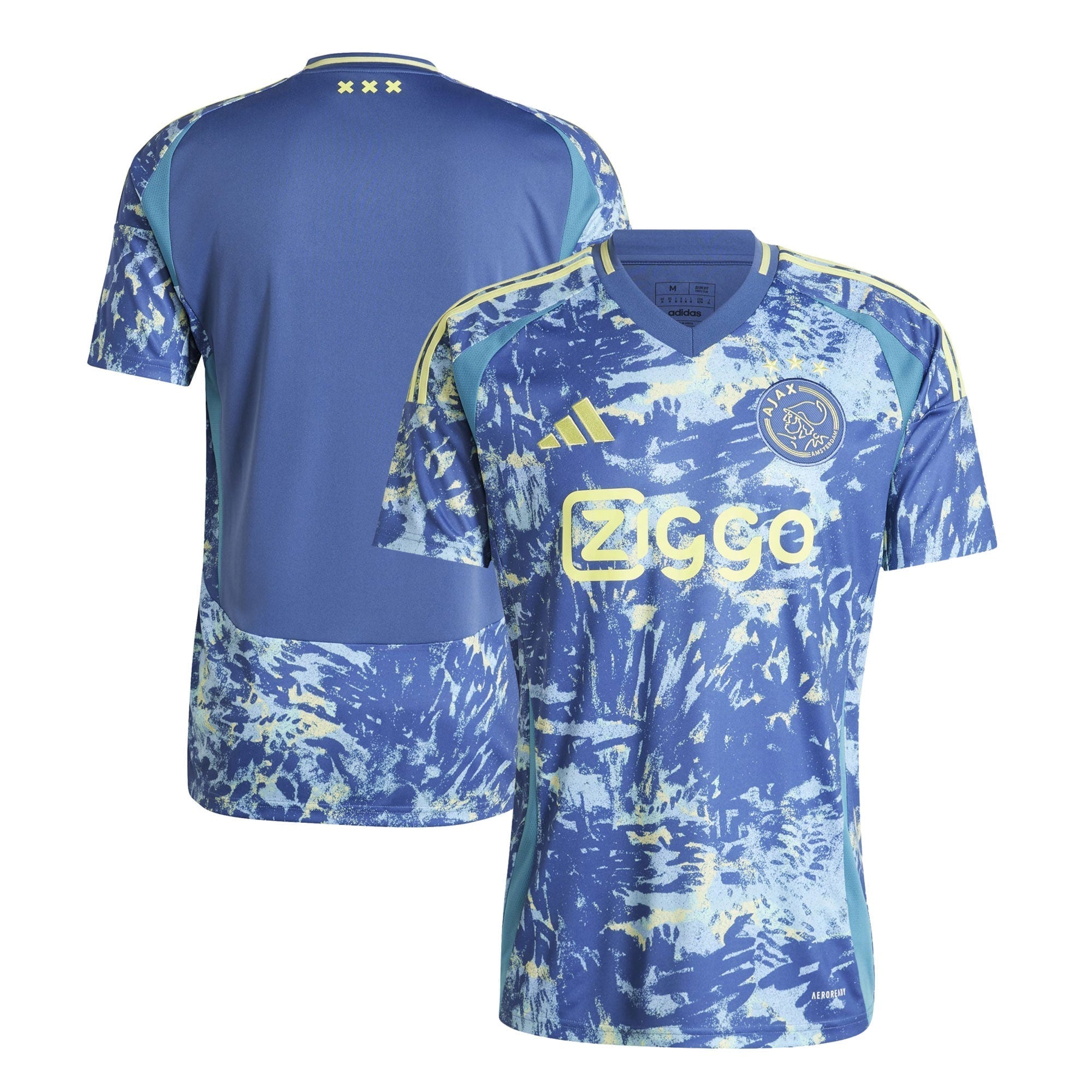 Adidas Ajax 2024 Away Jersey - Blue Patterned Authentic