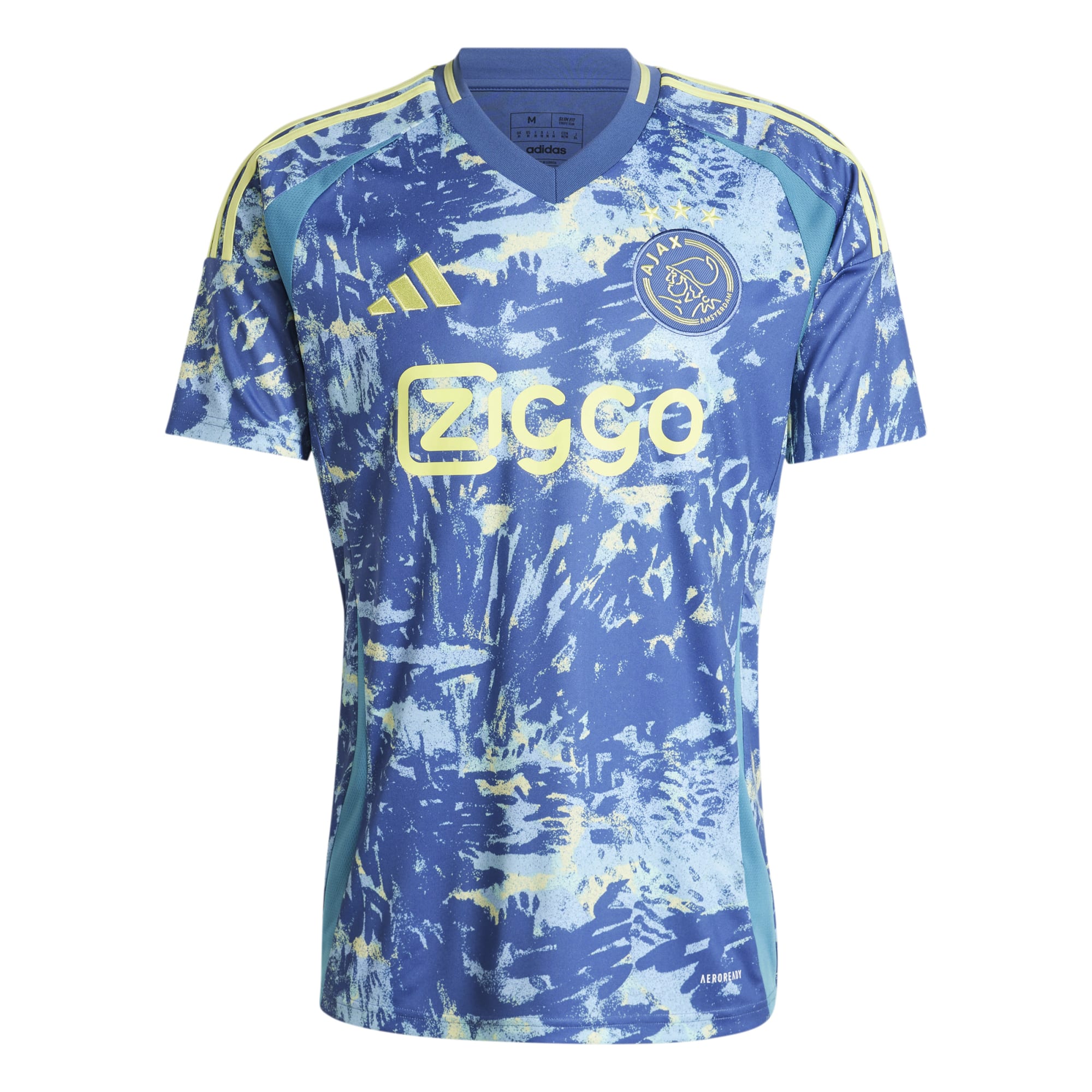 Alternative view of Adidas Ajax 2024 Away Jersey - Blue Patterned Authentic