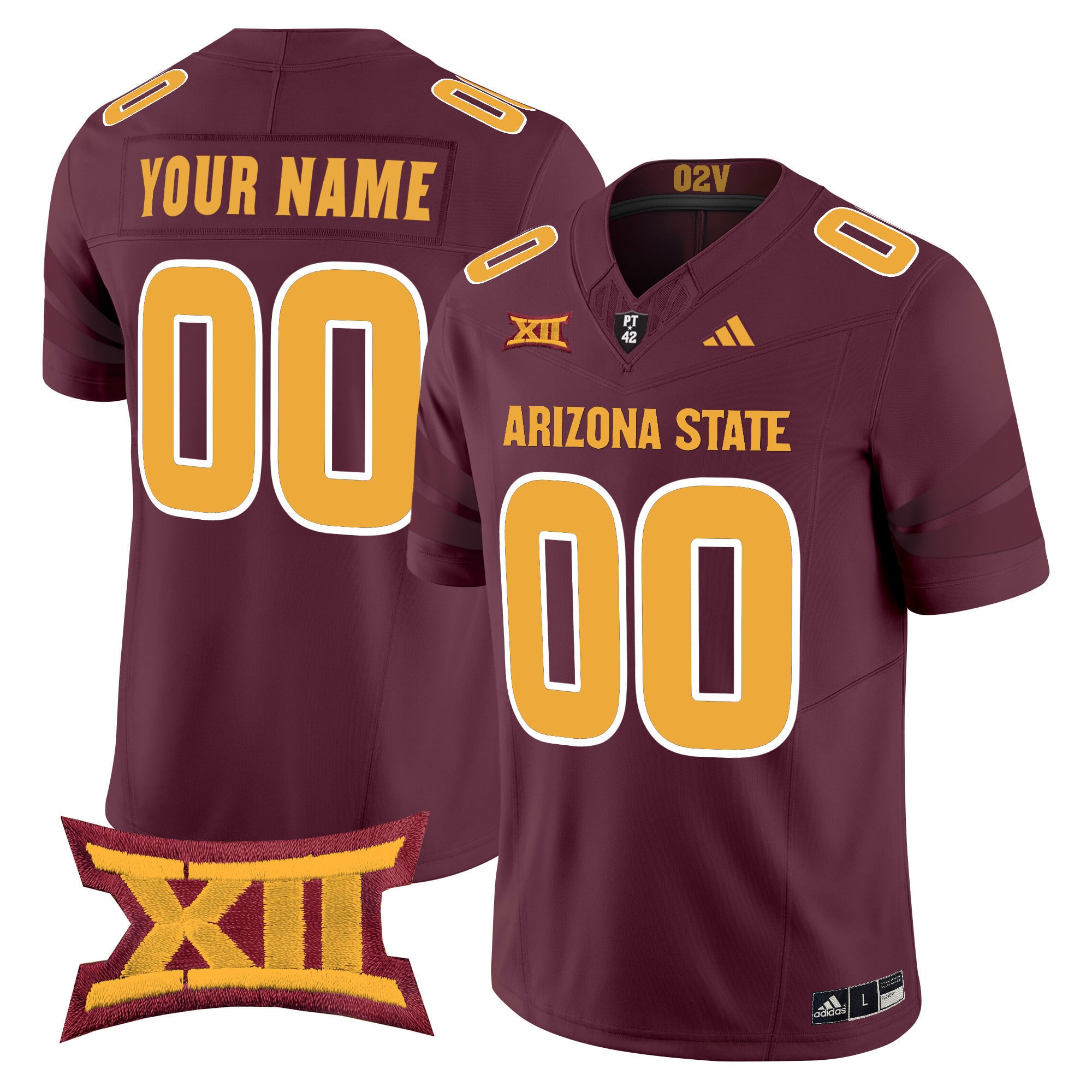 adidas Arizona State Maroon Jersey - Adidas Arizona State Maroon