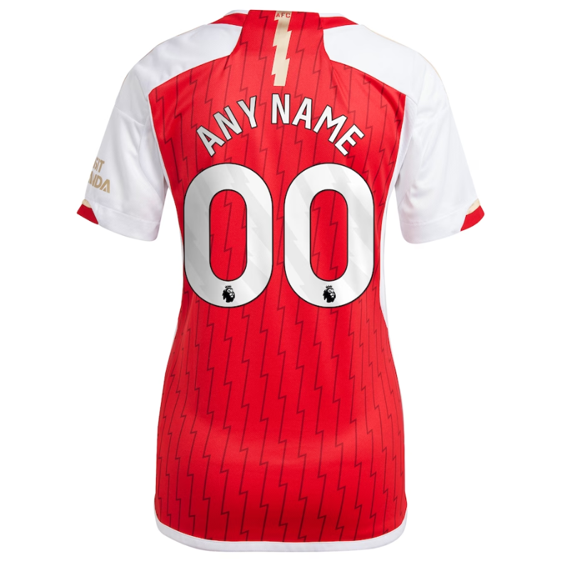 Alternative view of Adidas Arsenal 2024 Home Jersey - Red & White Soccer