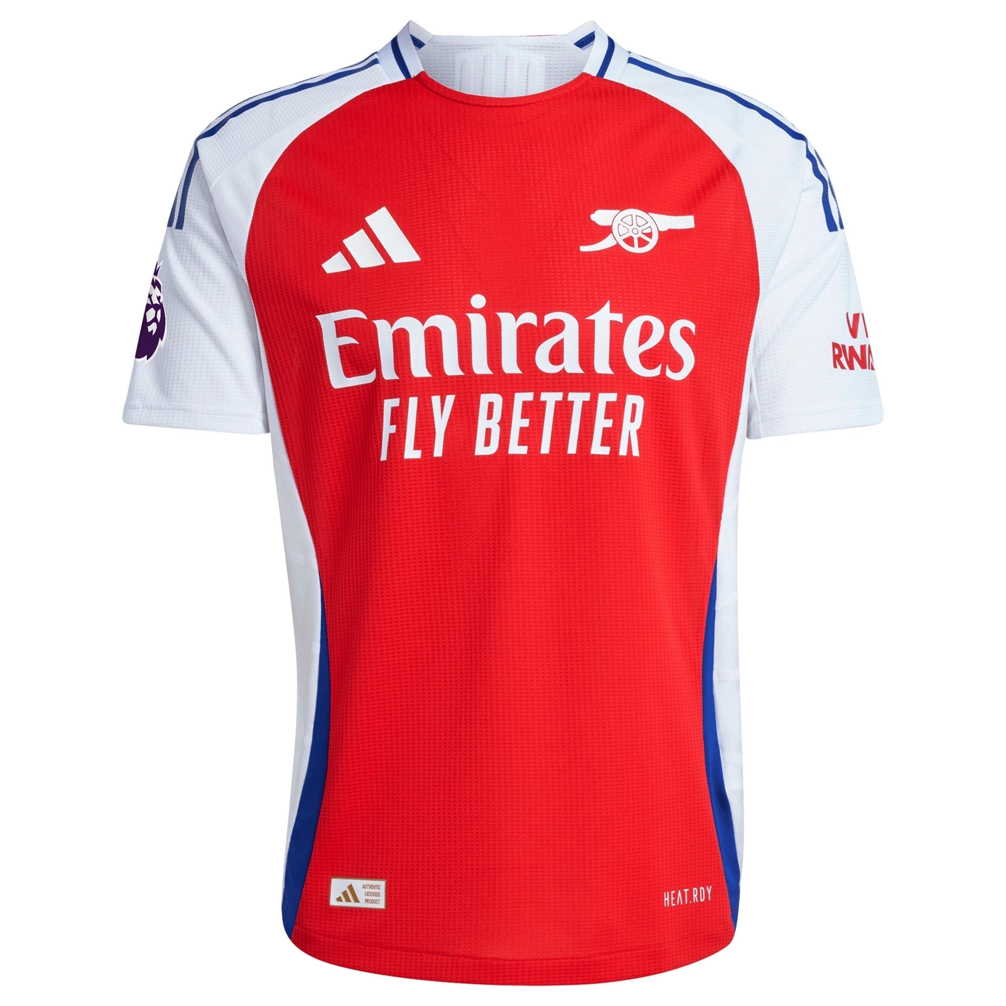 Alternative view of Adidas Arsenal 2024/25 Home Jersey - Customizable Red & White