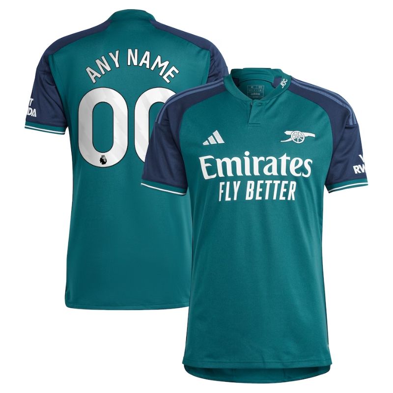 Adidas Arsenal Teal Jersey - 2023/24 Away Kit - Authentic