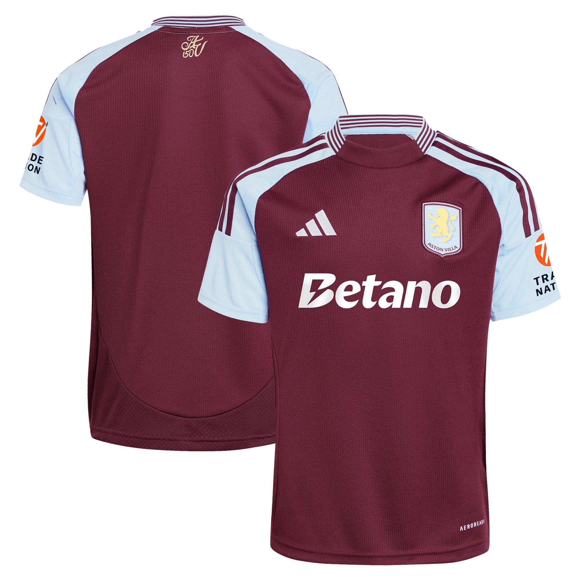 Adidas Aston Villa 2023/24 Home Jersey - Claret & Blue
