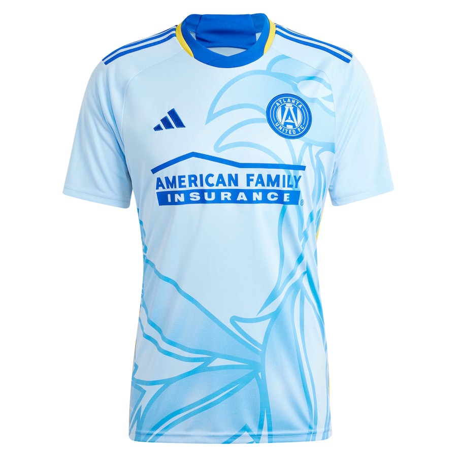 Alternative view of Adidas Atlanta United 2024 Away Jersey - Light Blue