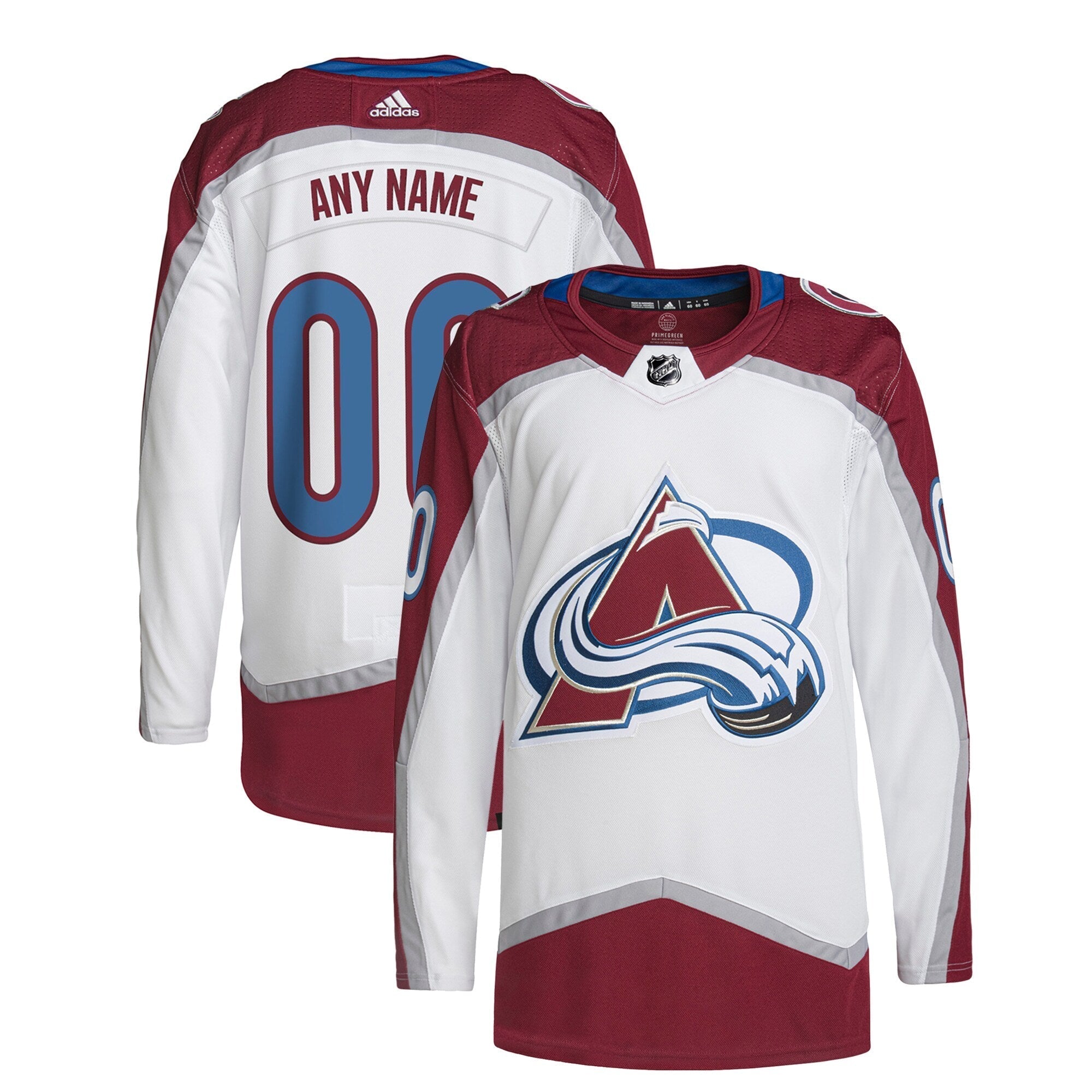 Adidas Avalanche Away Jersey - White NHL Authentic