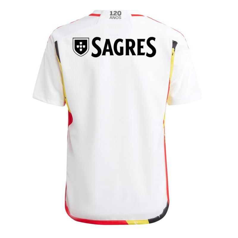 Alternative view of Adidas Benfica 2024 Jersey - Adidas Benfica 2024 Home Jersey - White