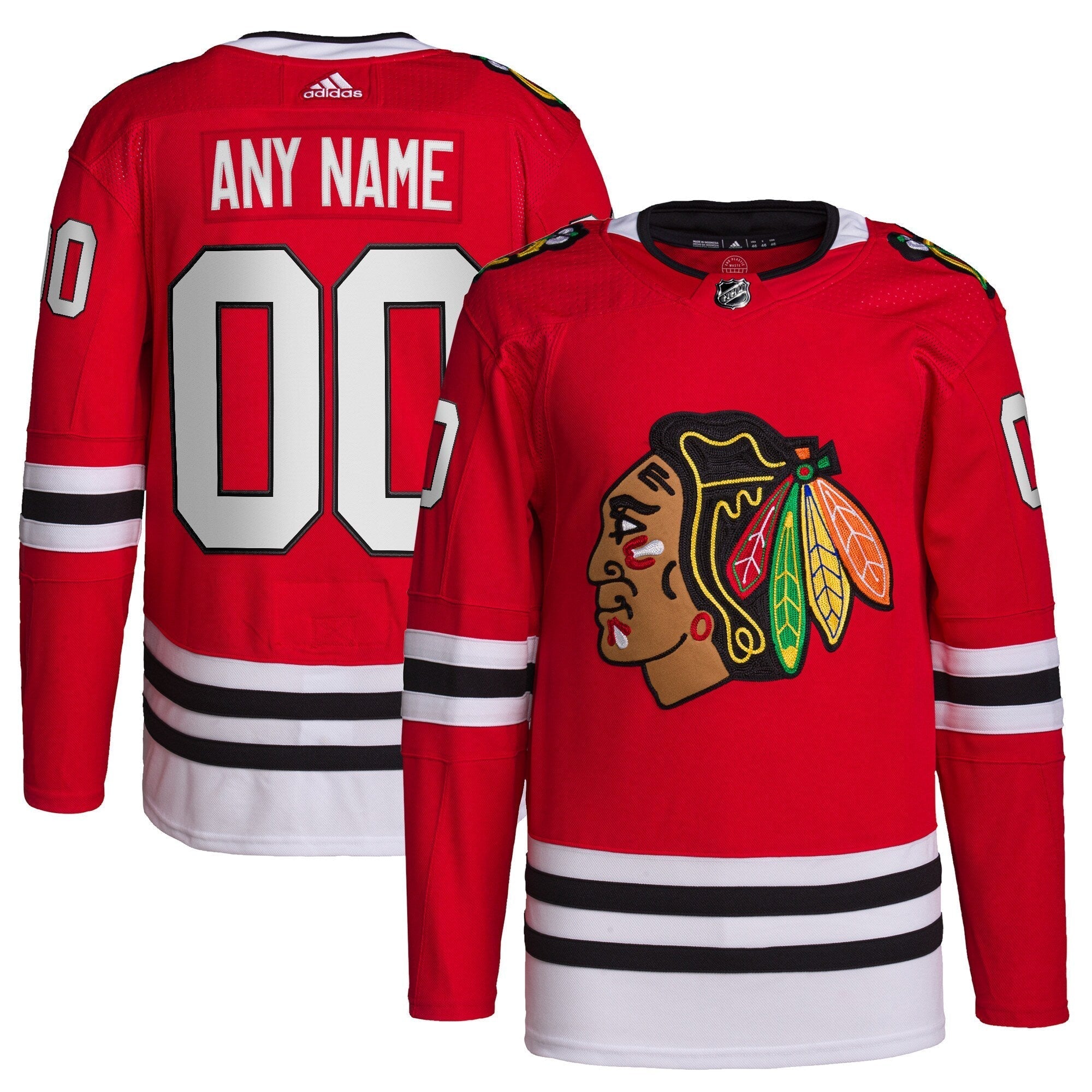 Adidas Blackhawks Red Jersey - Adidas Blackhawks Red Authentic Jersey