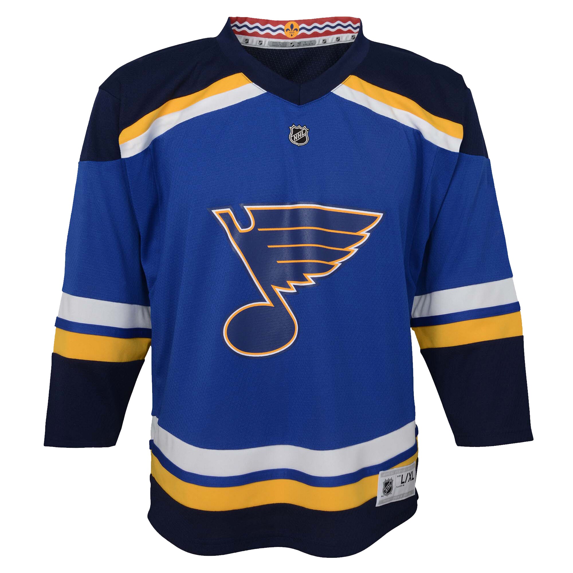 Alternative view of Adidas Blues Blue Jersey - Adidas St. Louis Blues Blue Jersey