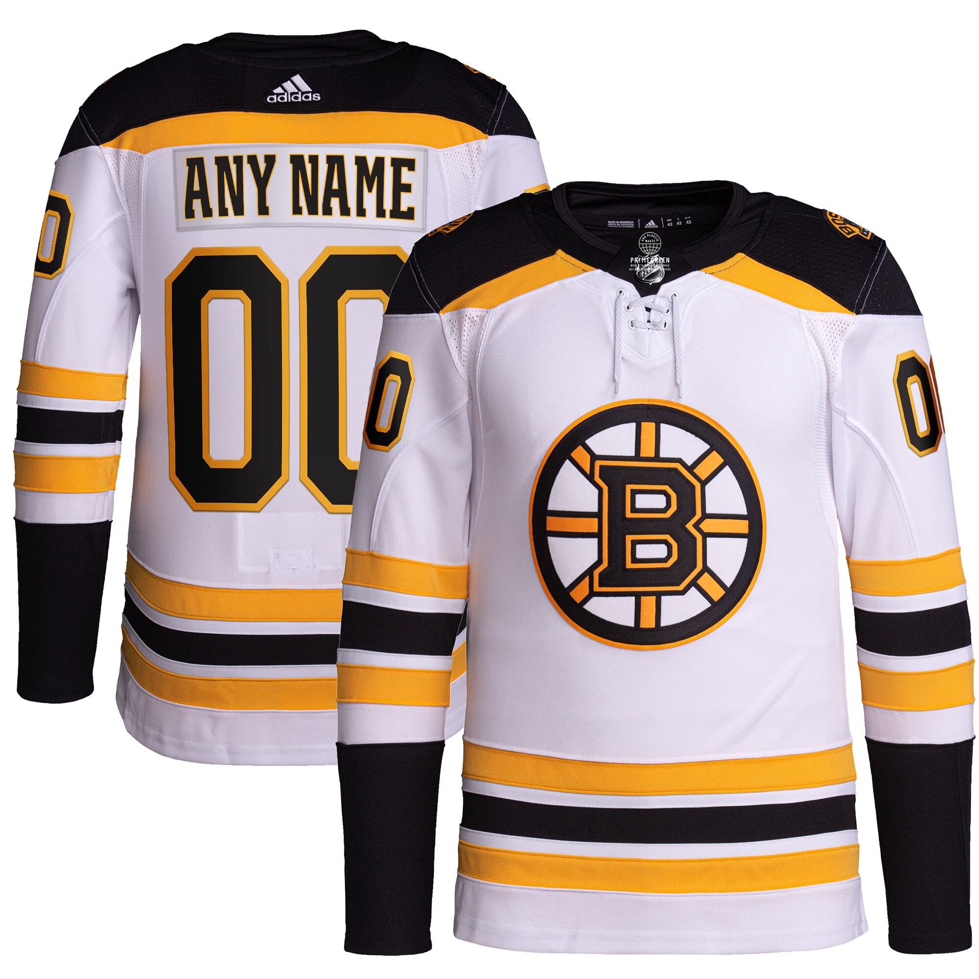 Adidas Bruins Away Jersey - Customizable Edition