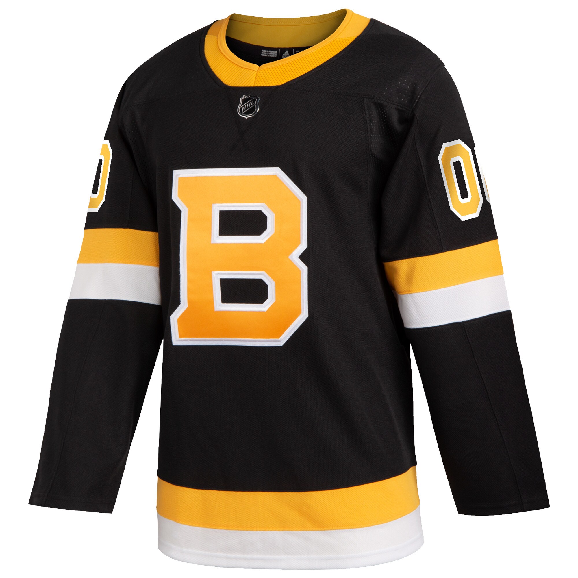 Alternative view of Adidas Bruins Black Authentic Pro Jersey - Customize Now!
