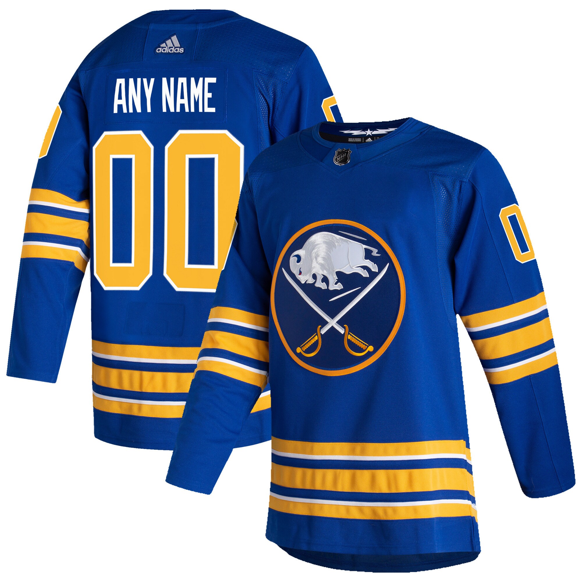 Adidas Buffalo Sabres Blue Jersey - Authentic NHL Gear 2