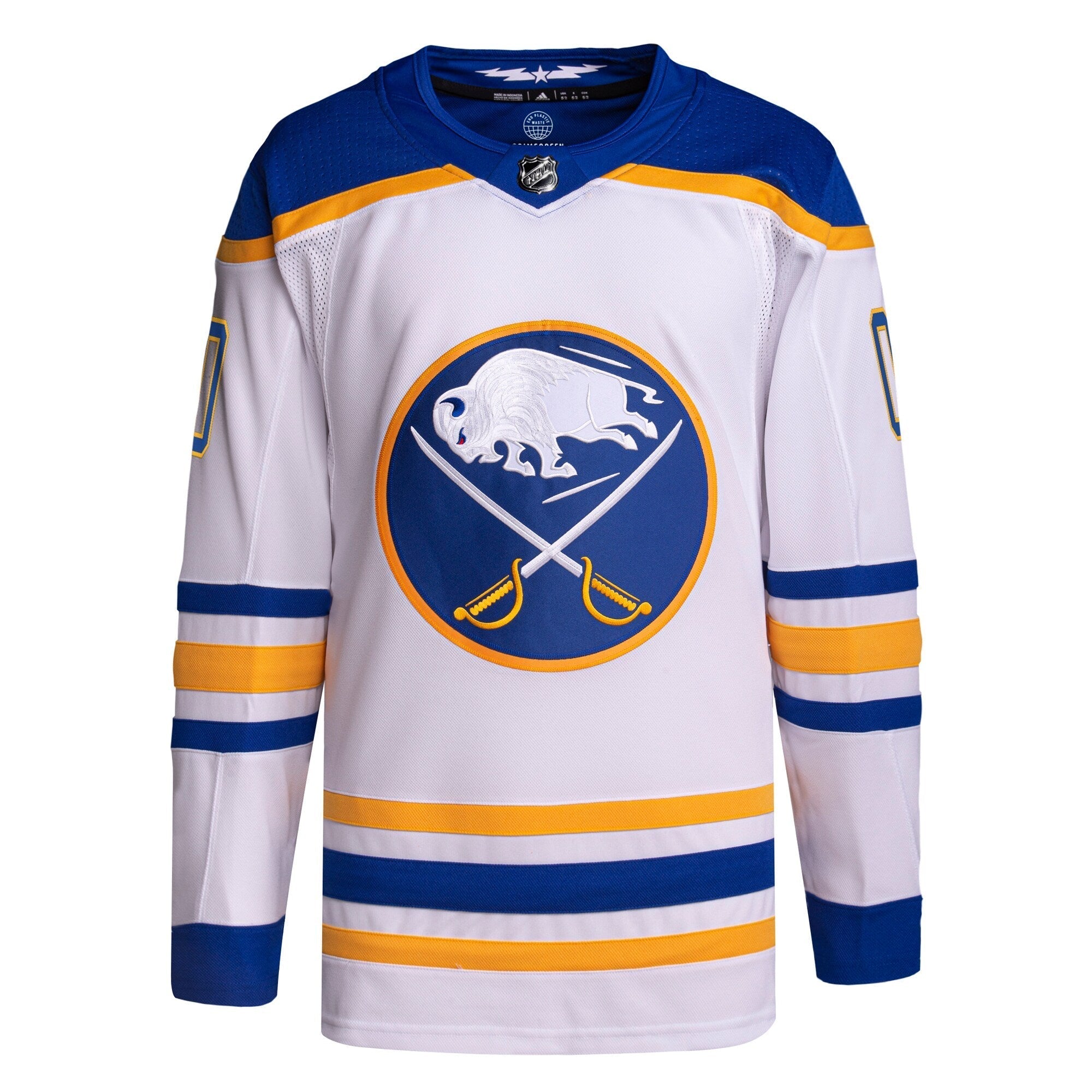 Alternative view of adidas Buffalo Sabres White Jersey - Adidas Buffalo Sabres Authentic