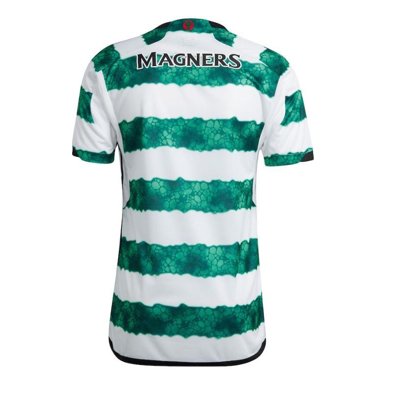 Alternative view of Adidas Celtic 2024 Home Jersey - Green & White Stripes