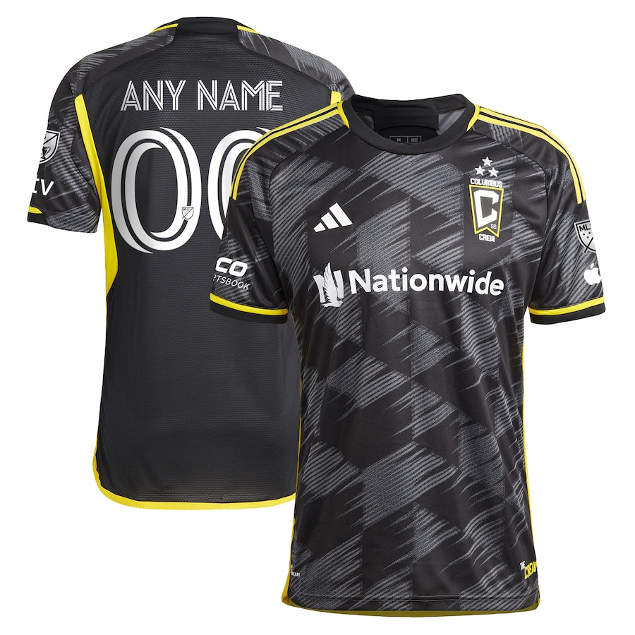 Adidas Columbus Crew 2024 Away Jersey - Black & Grey