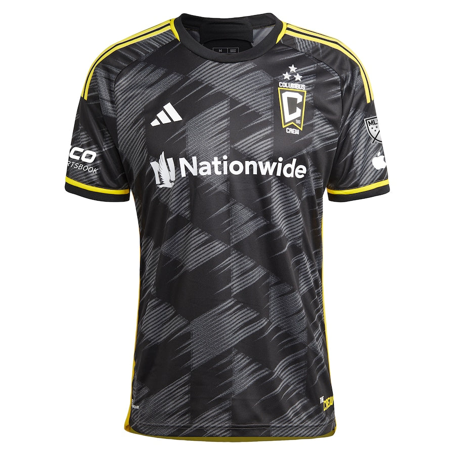 Alternative view of Adidas Columbus Crew 2024 Away Jersey - Black & Grey