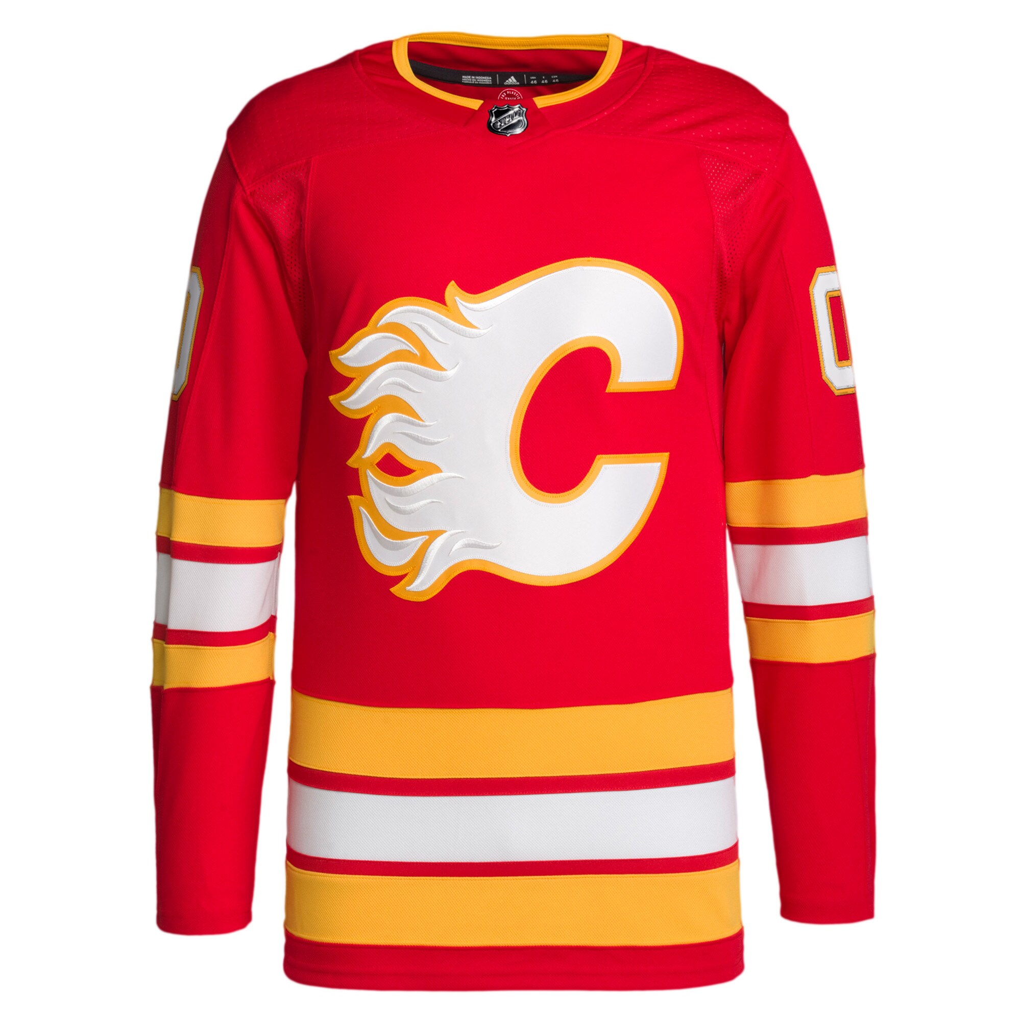 Alternative view of Adidas Flames Red Jersey - Adidas Flames Red Authentic Jersey