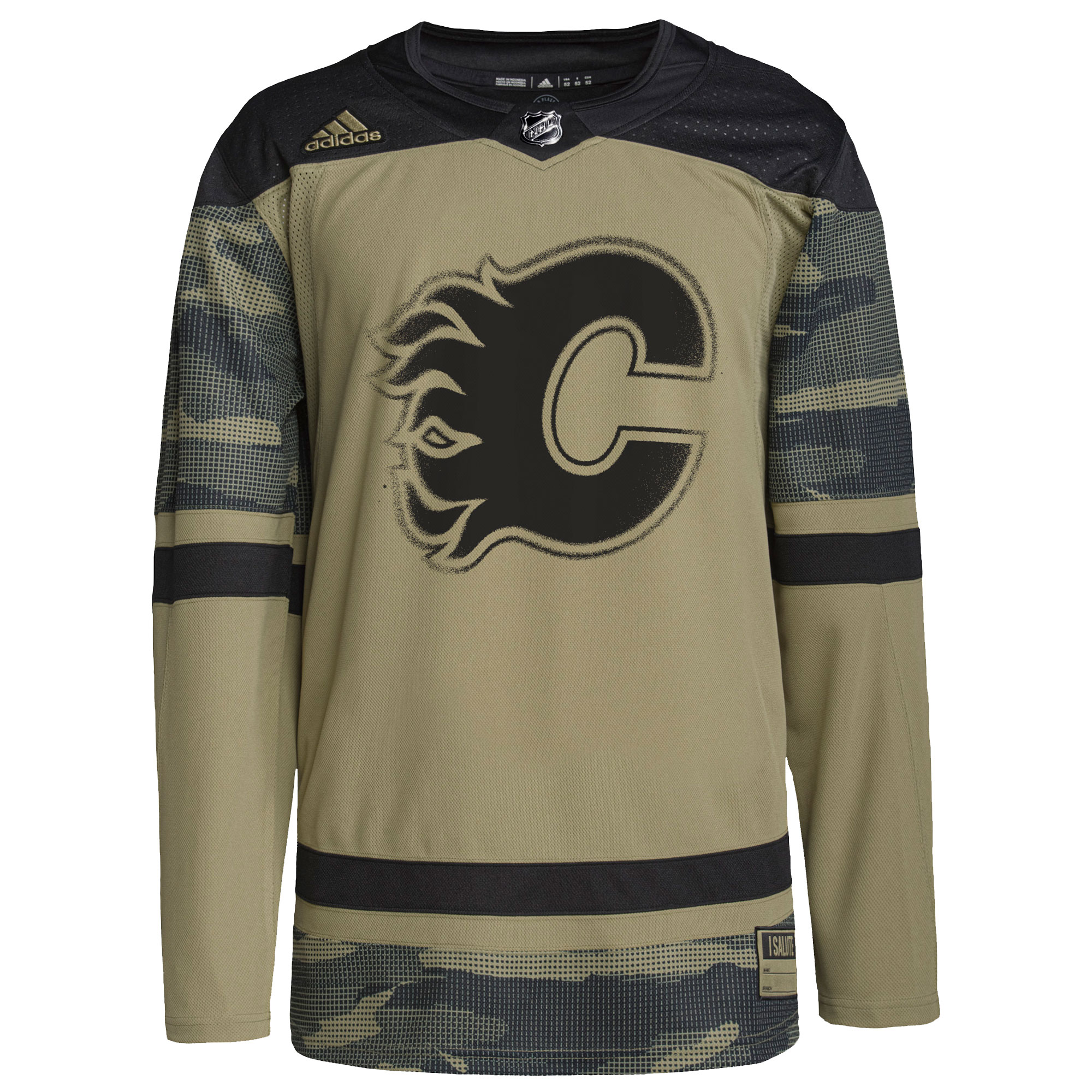 Alternative view of Adidas Flames Salute to Service Jersey - Personalized