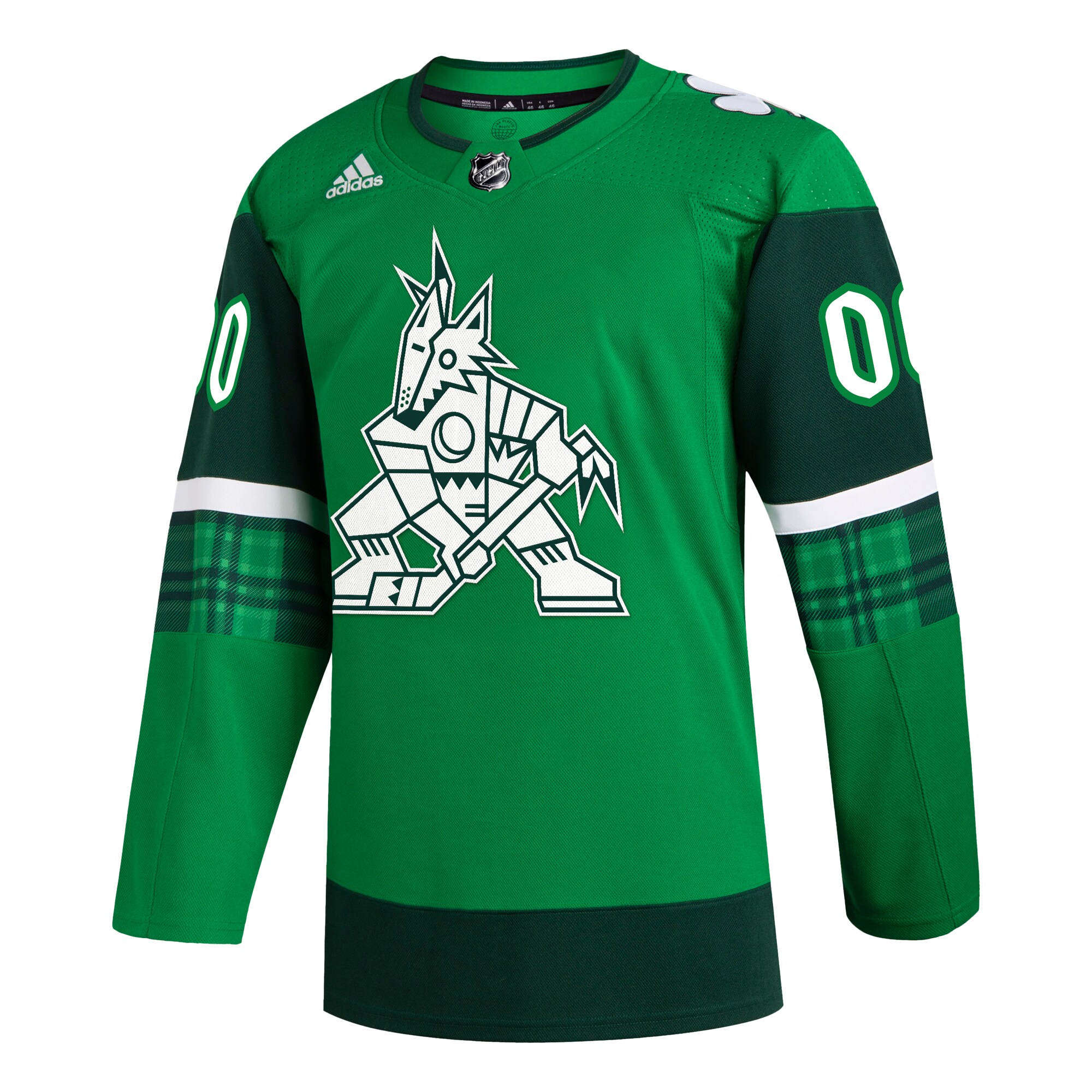 Alternative view of Adidas Green NHL Jersey - Custom Name & Number