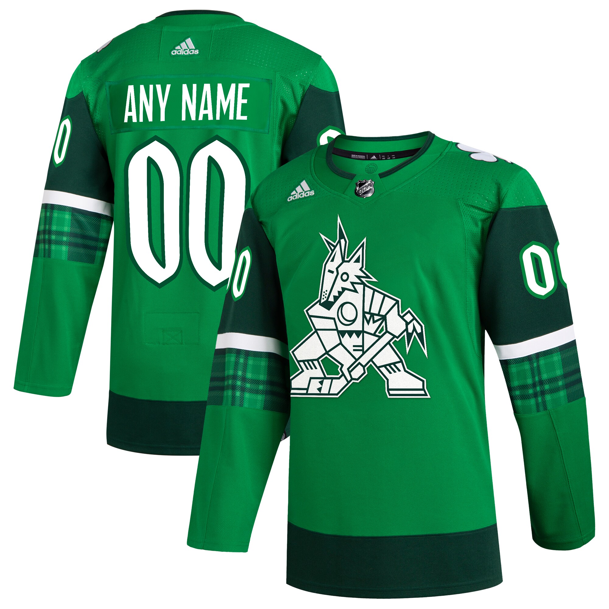 Adidas Green NHL Jersey - Custom Name & Number
