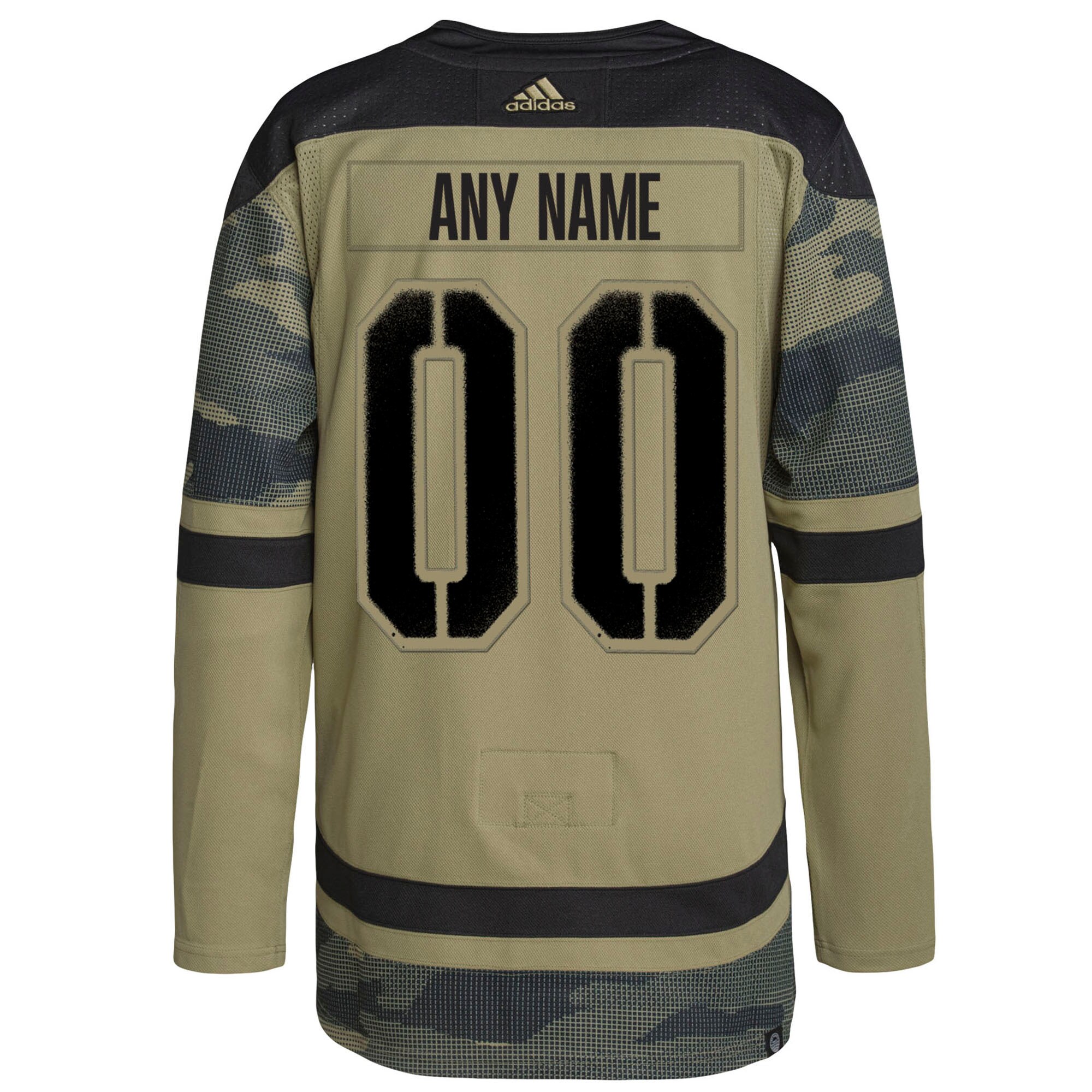Alternative view of Adidas Islanders Military Jersey - Camo NHL Hockey