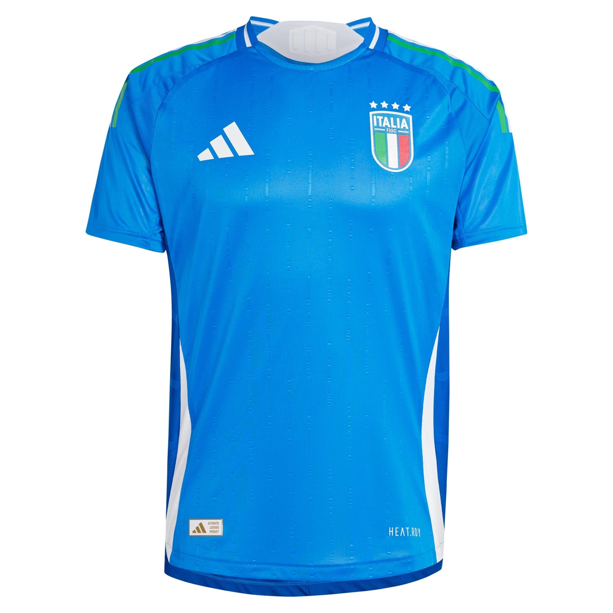 Alternative view of Adidas Italy 2024 Home Jersey - Stunning Blue Football Top