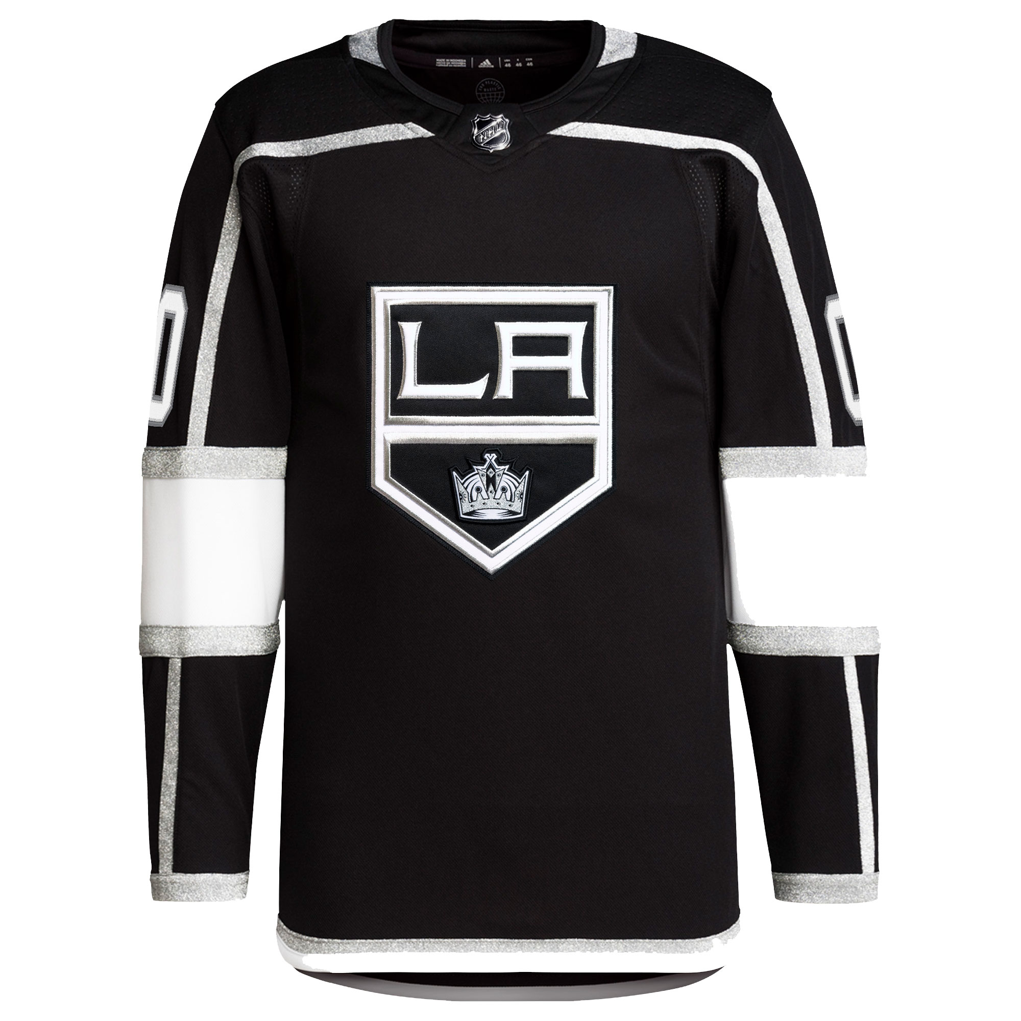 Alternative view of Adidas Kings Black Home Jersey - NHL Authentic Collection
